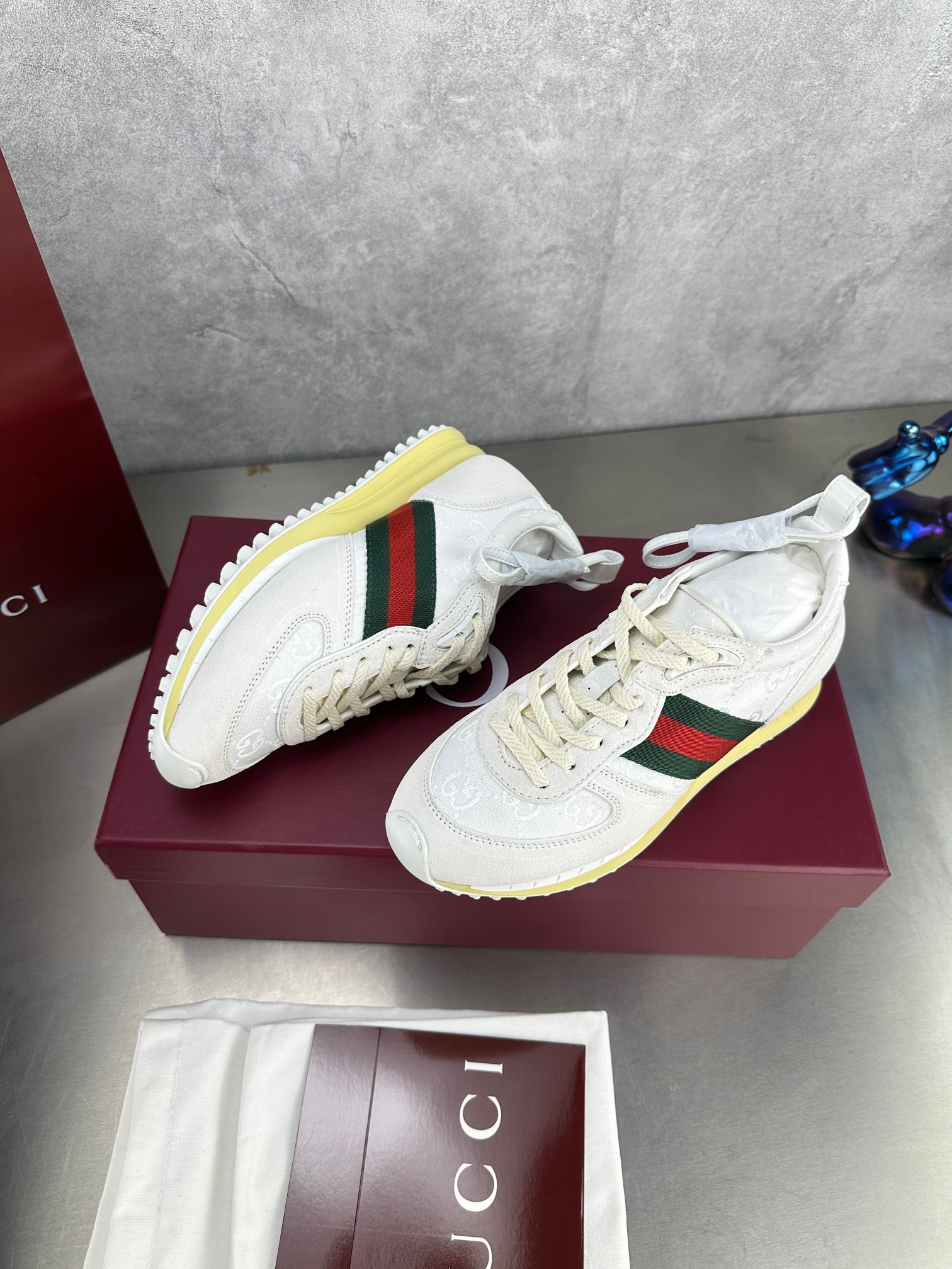 Gucci Male Sneakers Breathable M-s