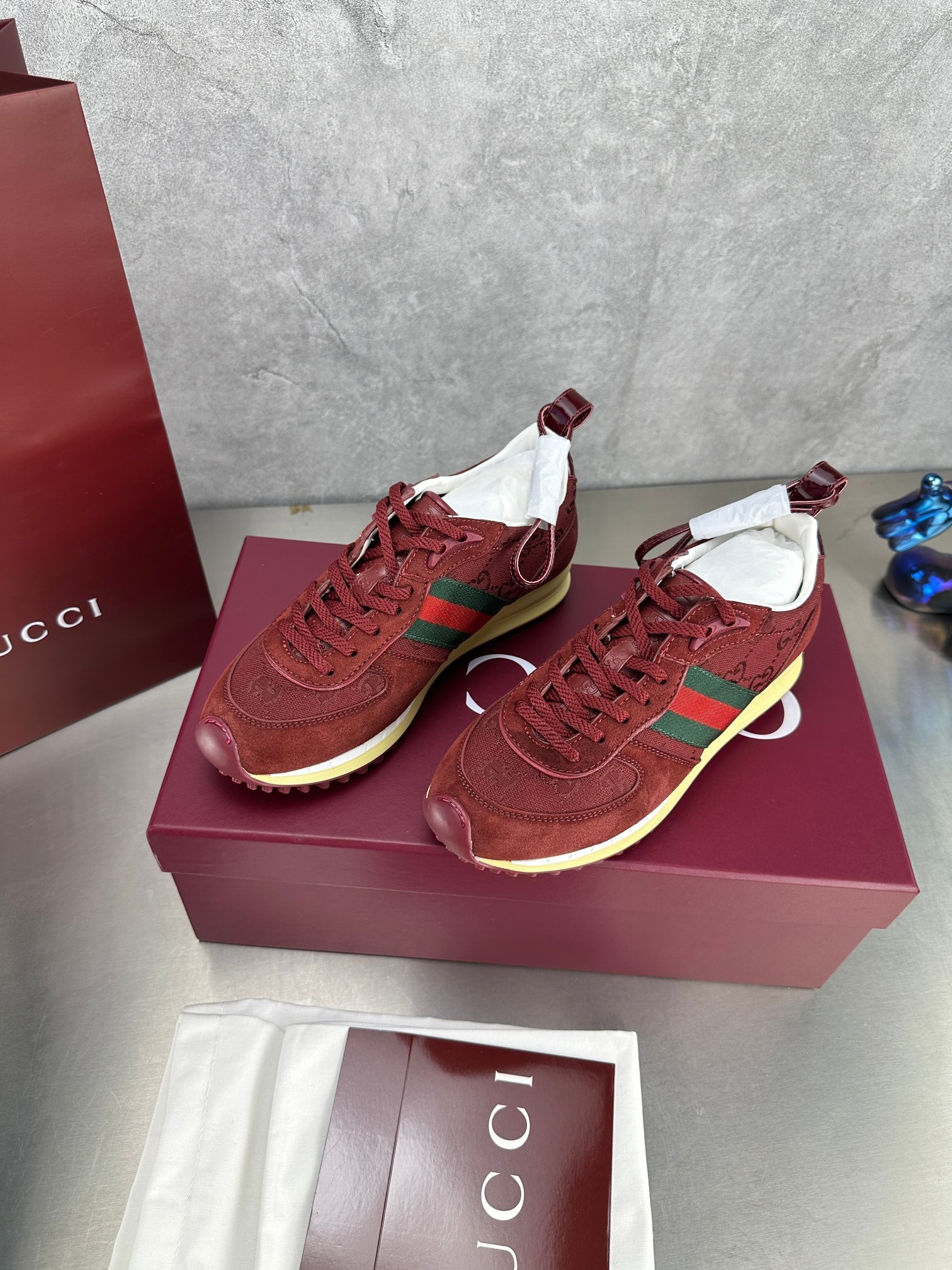 Gucci Male Sneakers Breathable M-s
