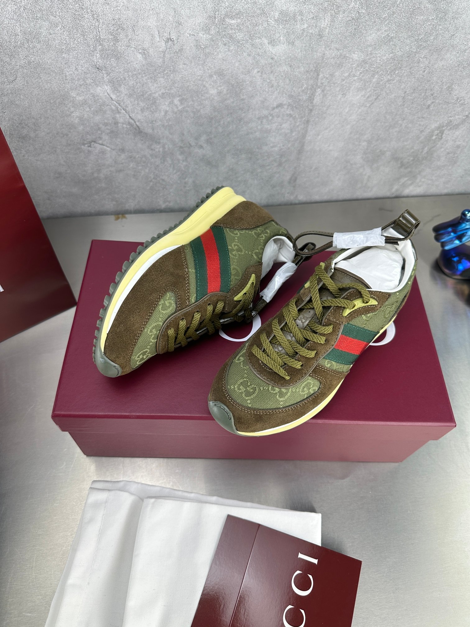 Gucci Male Sneakers Breathable M-s