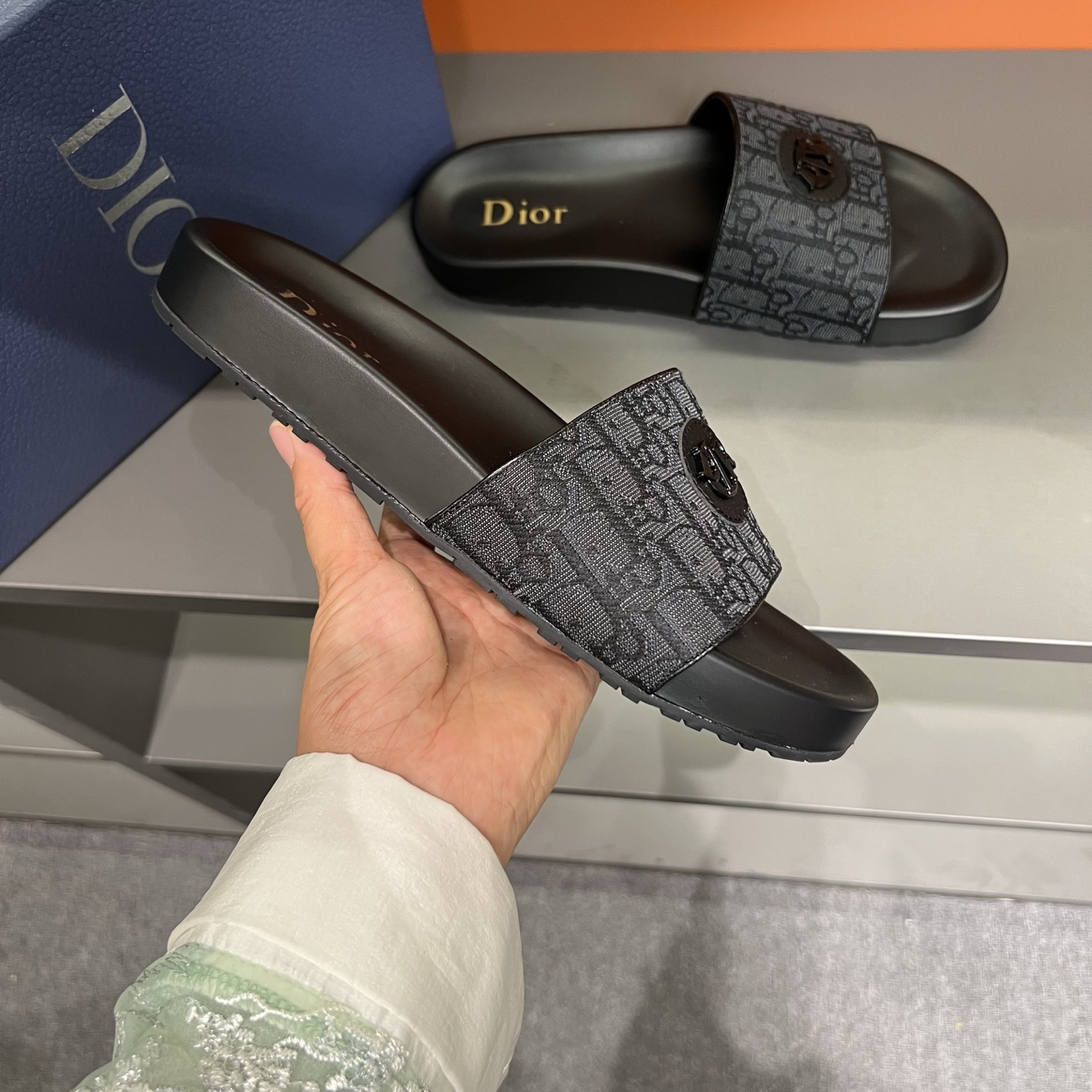 Dior Sandals Black M-l