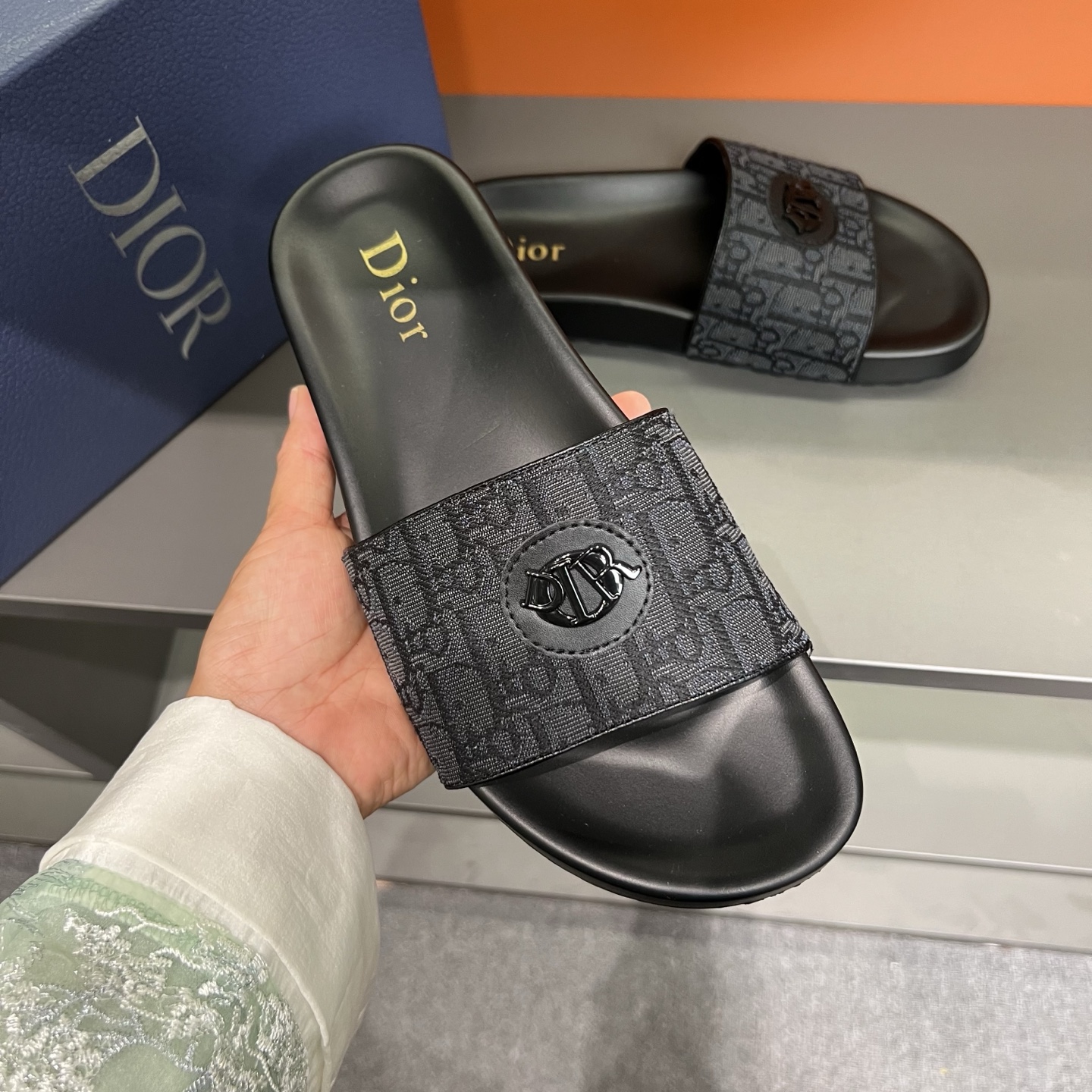 Dior Sandals Black M-l