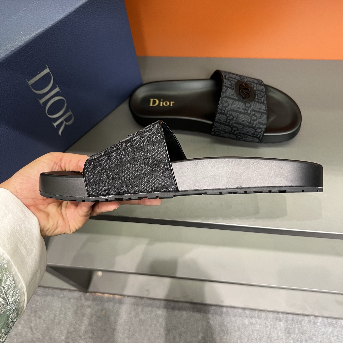 Dior Sandals Black M-l