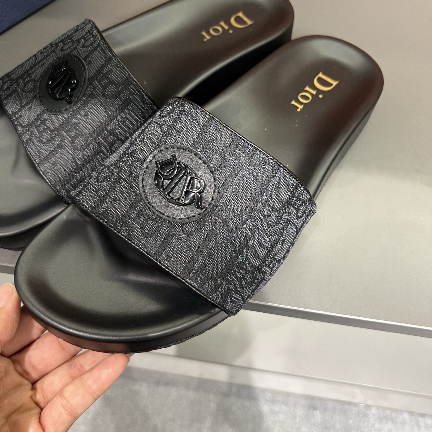 Dior Sandals Black M-l