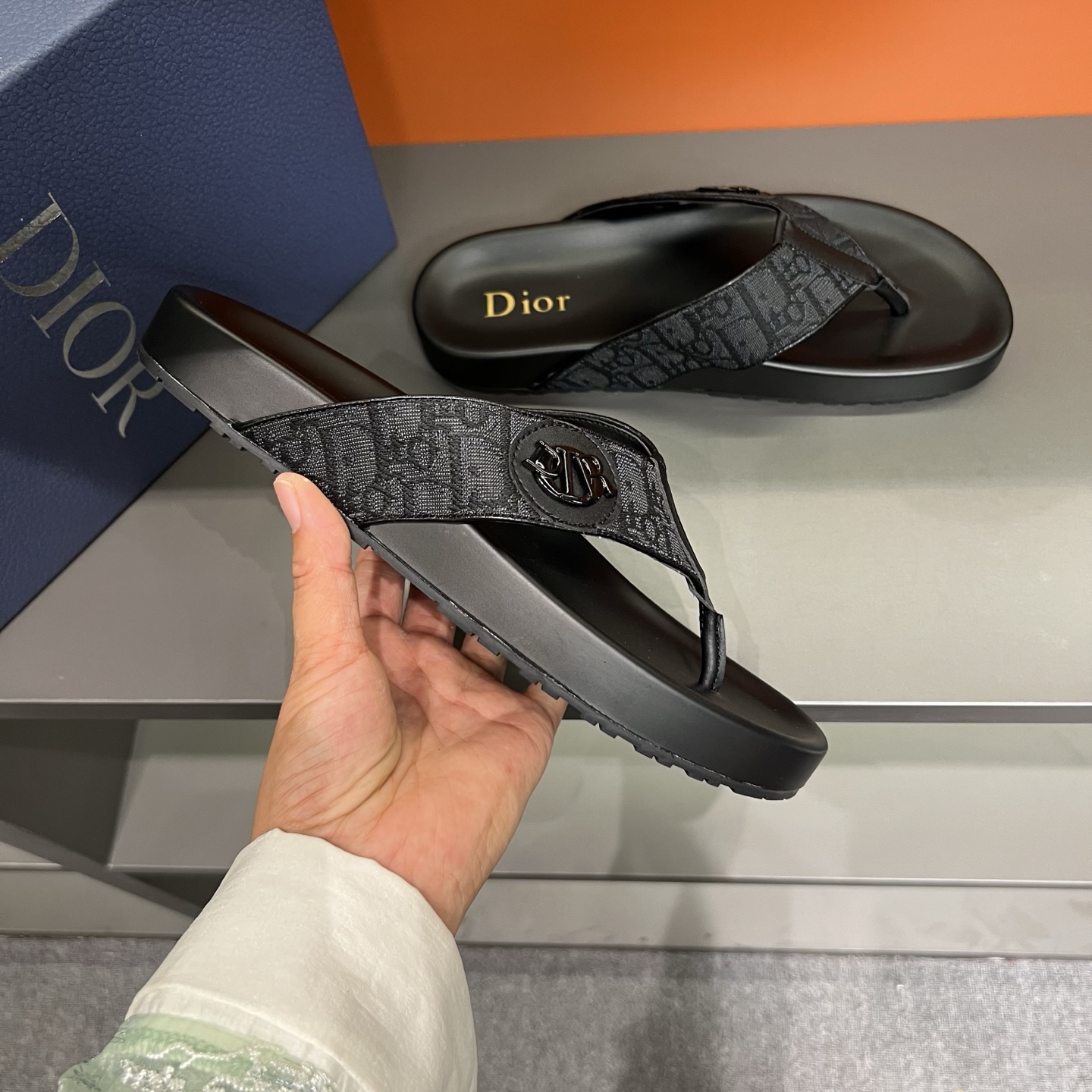 Dior Sandals Black M-l