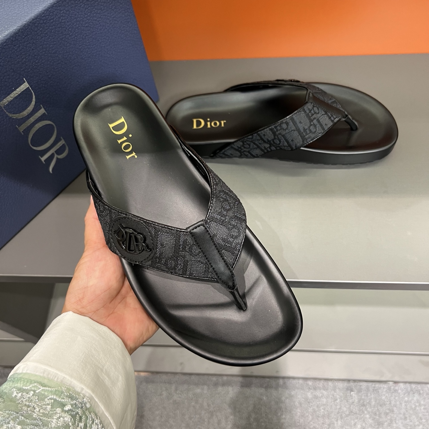 Dior Sandals Black M-l