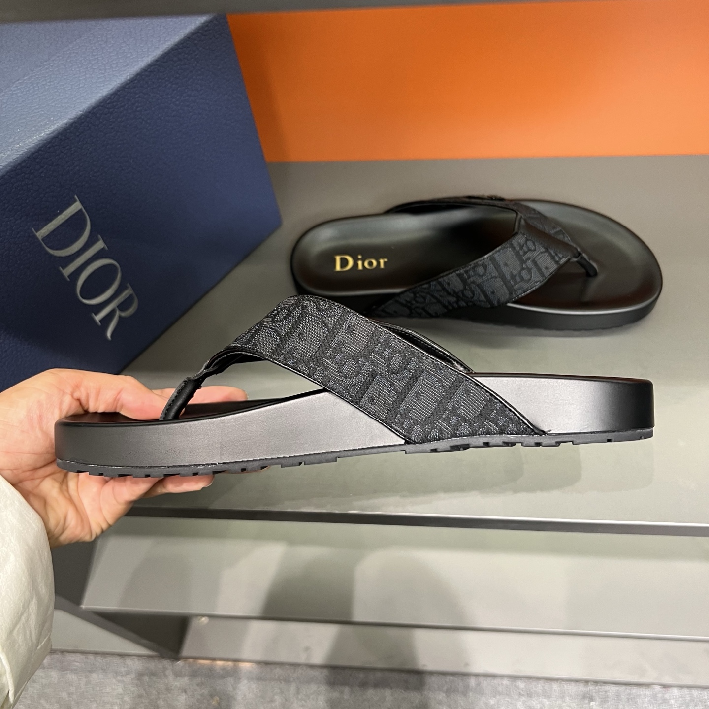 Dior Sandals Black M-l