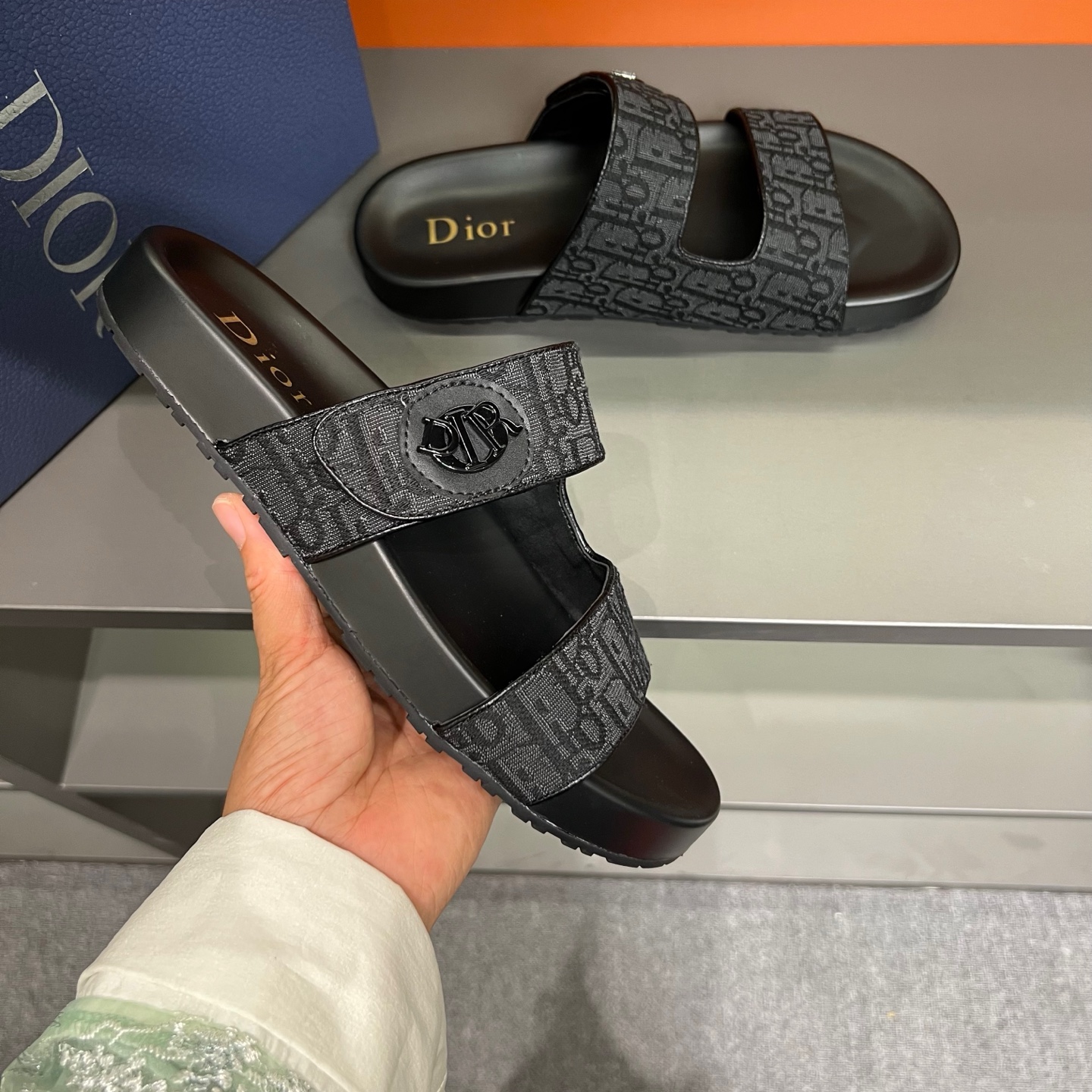 Dior Sandals Black M-l