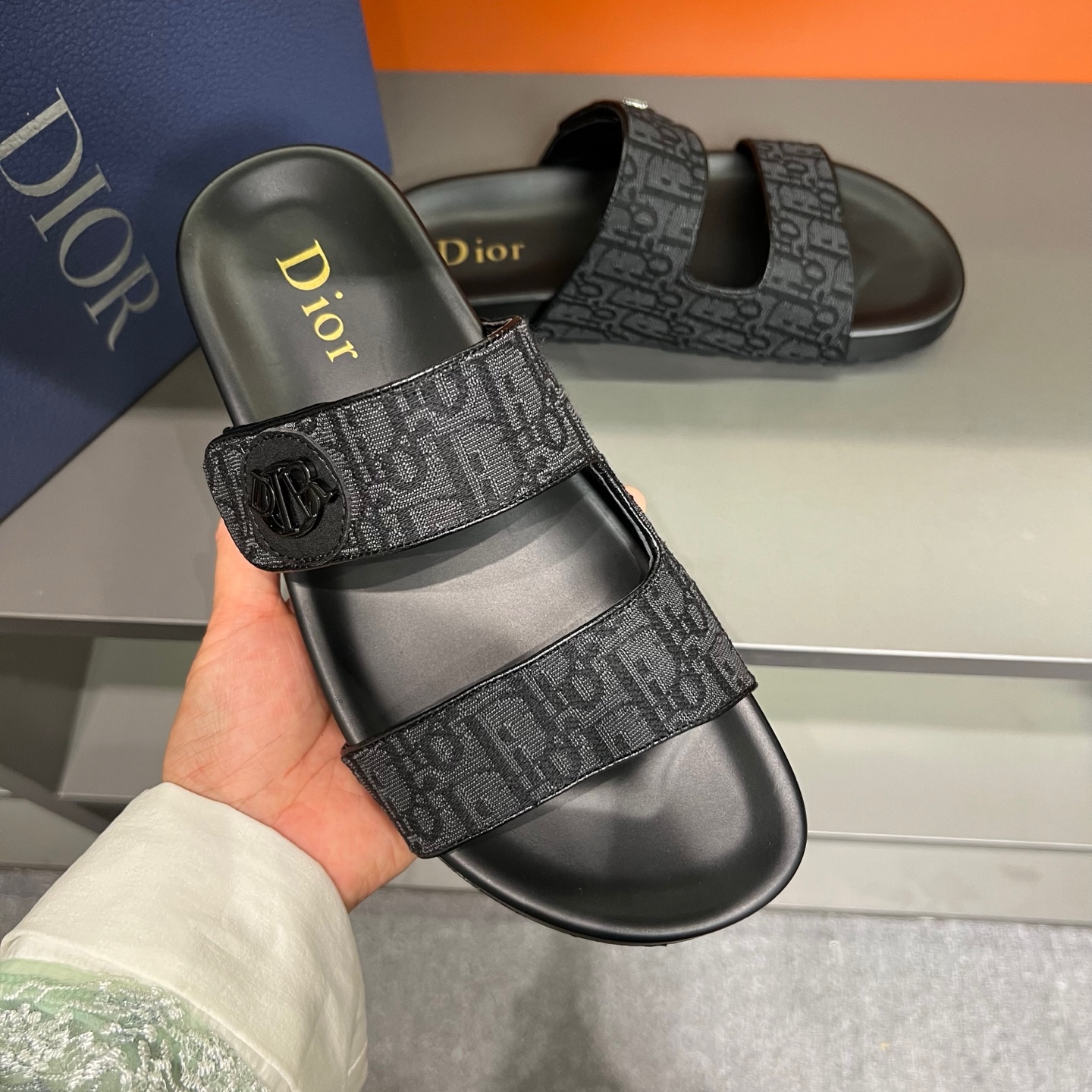 Dior Sandals Black M-l