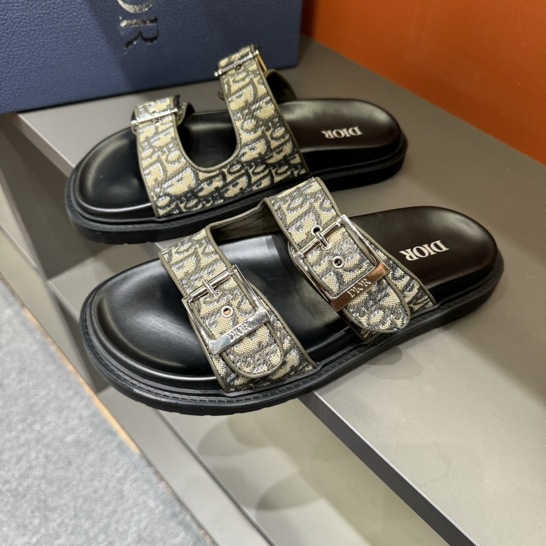 Dior Sandals Black M-l