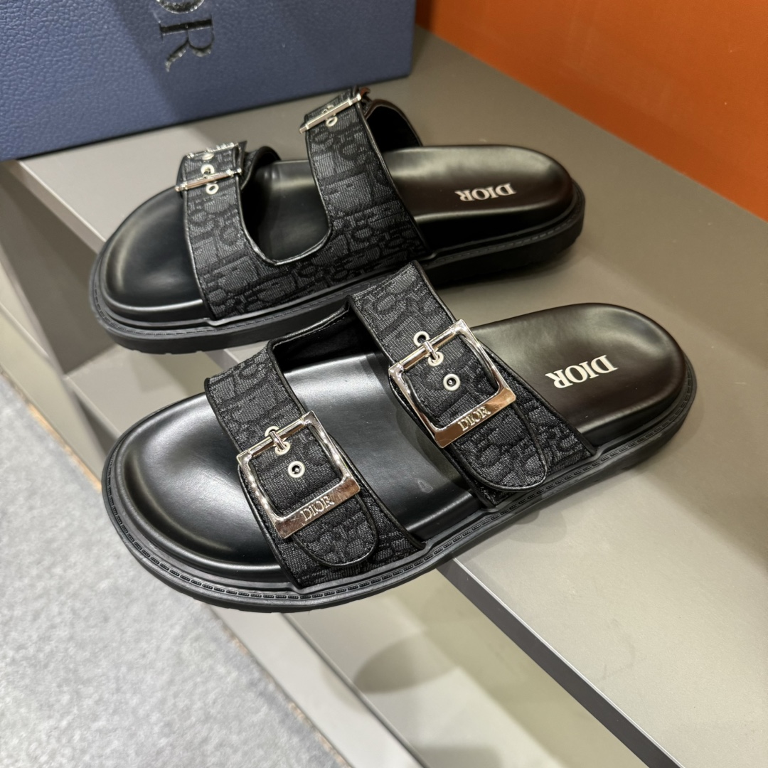 Dior Sandals Black M-l