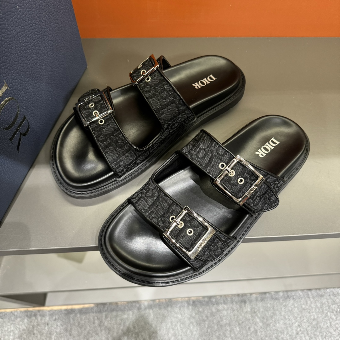 Dior Sandals Black M-l