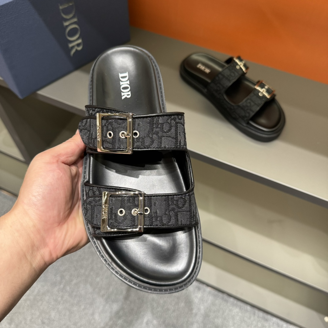 Dior Sandals Black M-l