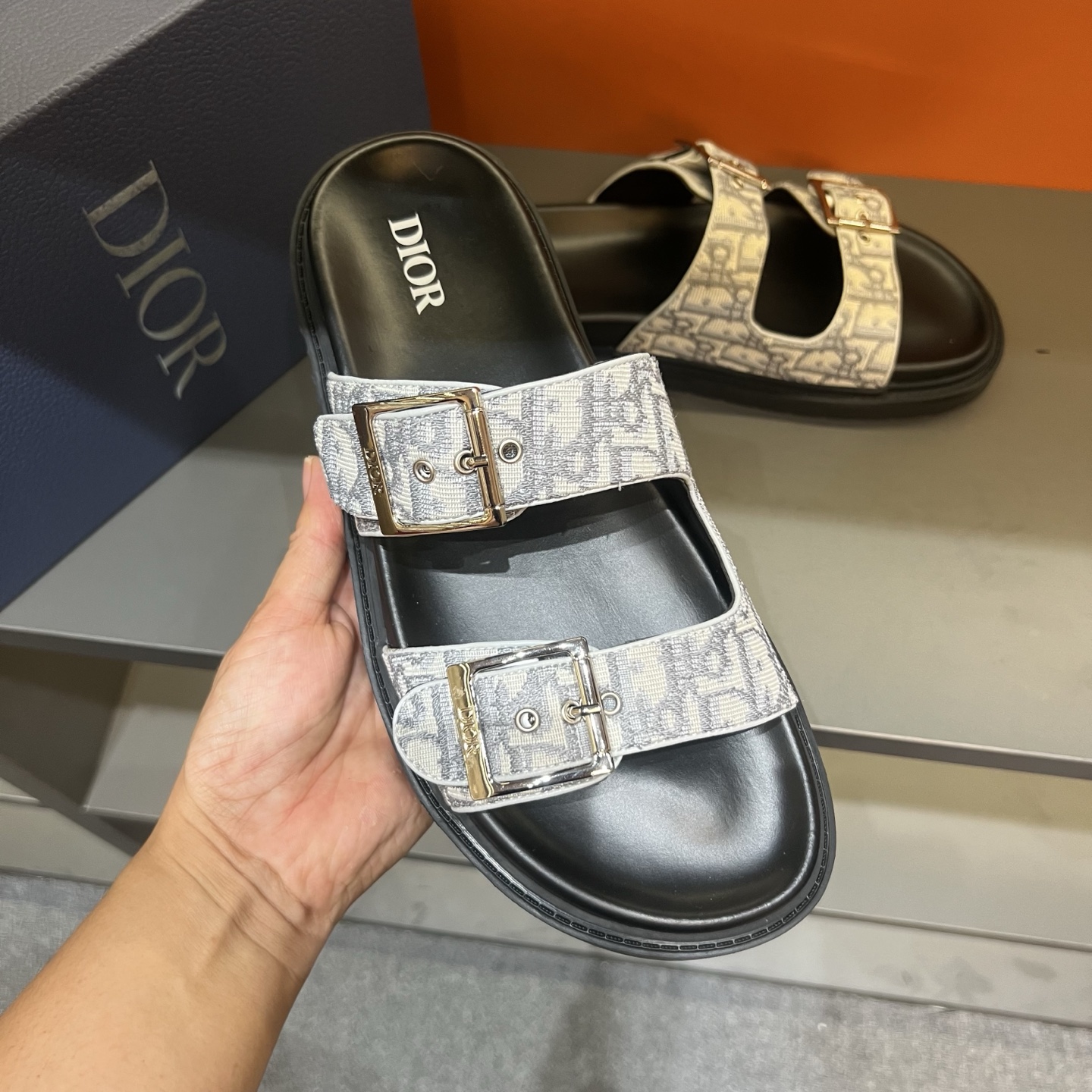 Dior Sandals Black M-l