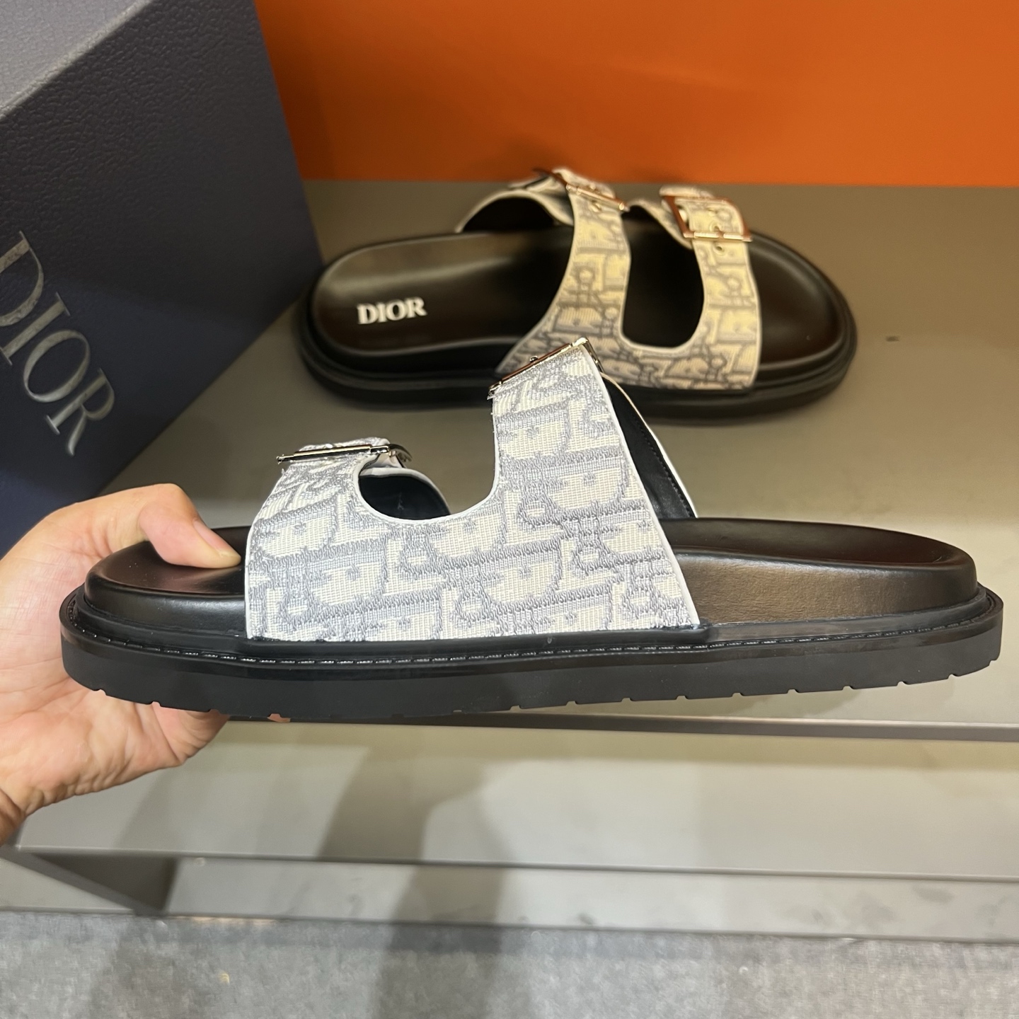 Dior Sandals Black M-l