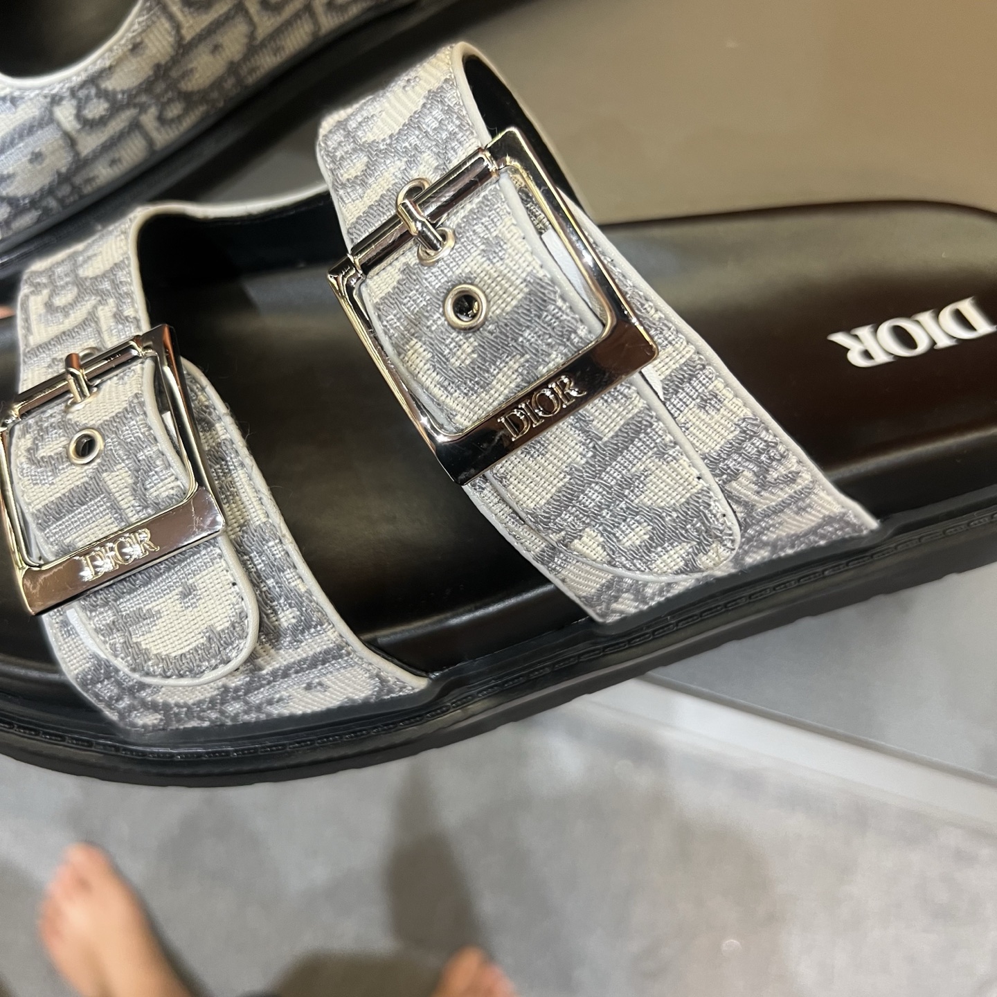 Dior Sandals Black M-l