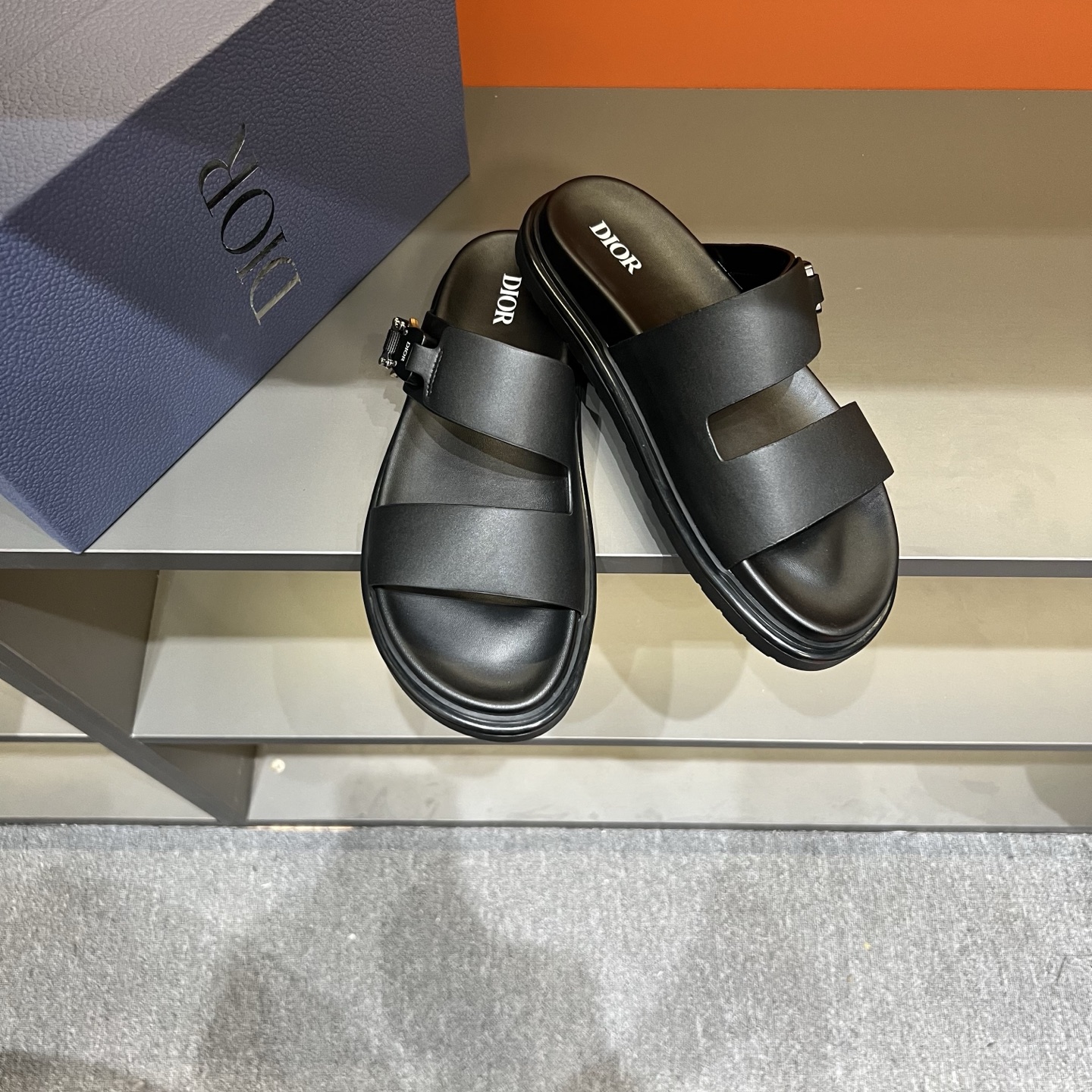 Dior Sandals Black M-l