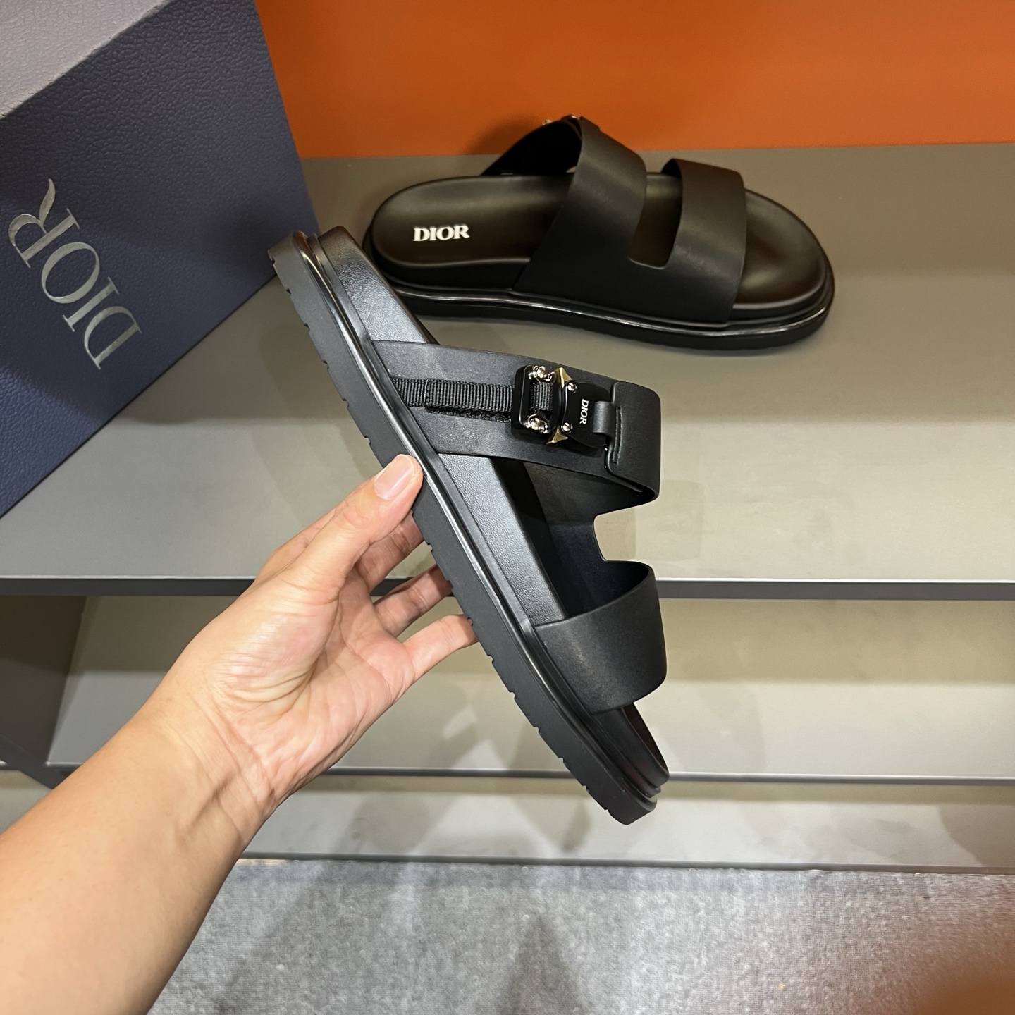 Dior Sandals Black M-l