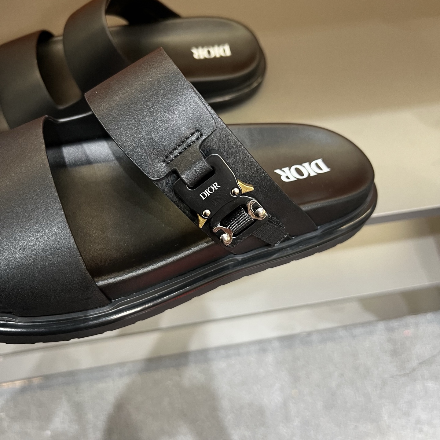 Dior Sandals Black M-l