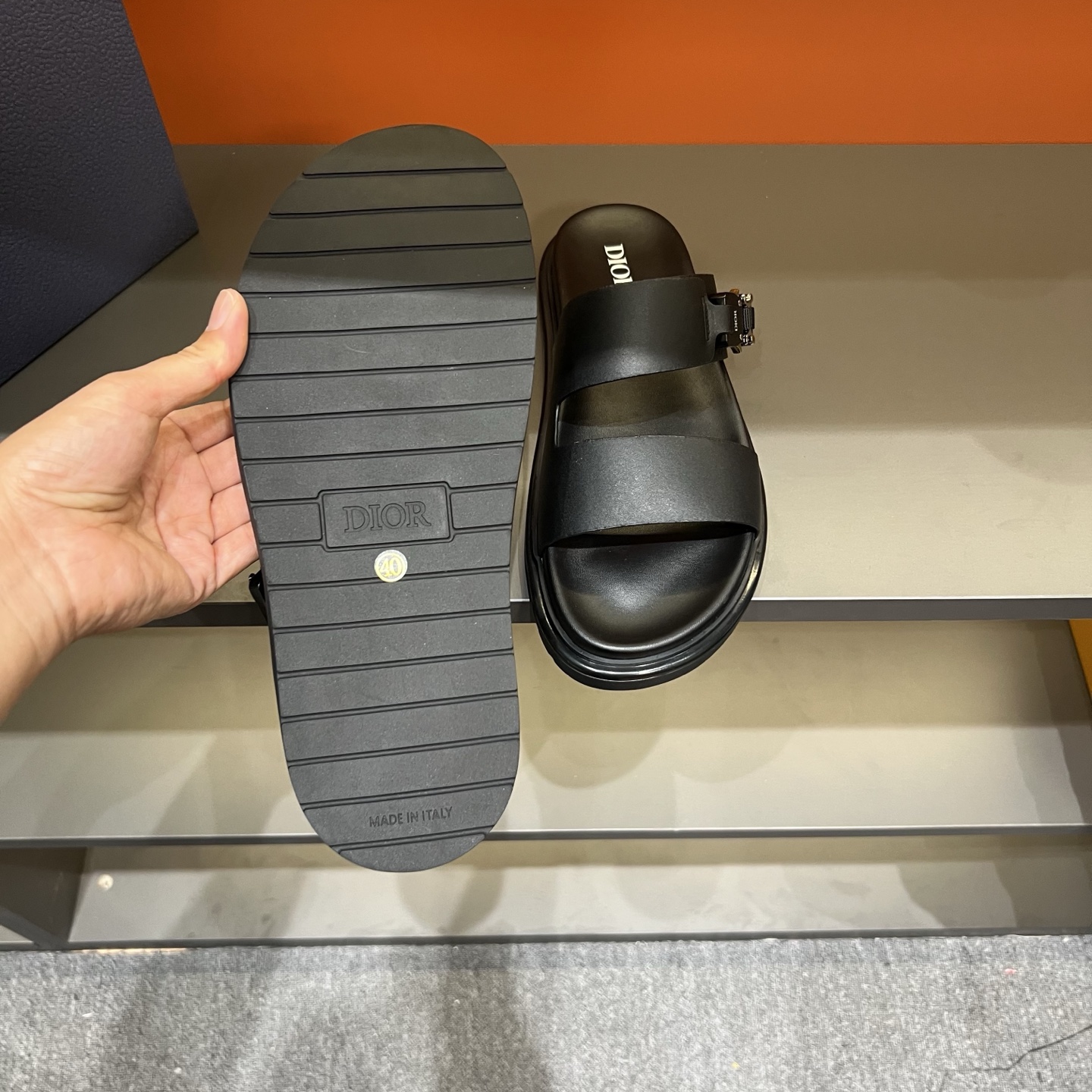 Dior Sandals Black M-l