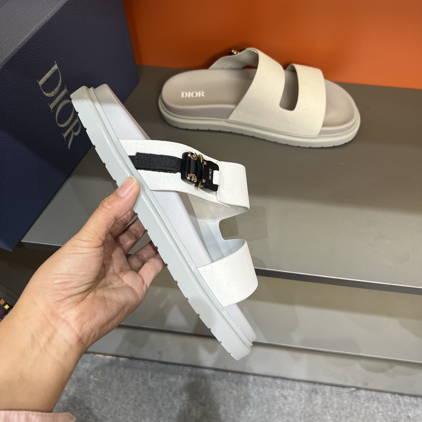 Dior Sandals Black M-l