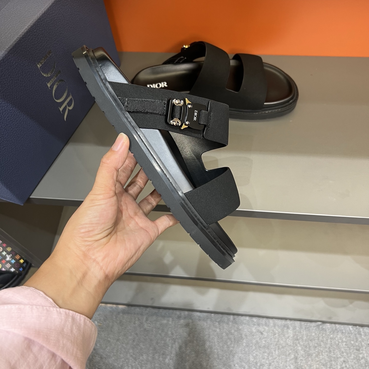 Dior Sandals Black M-l