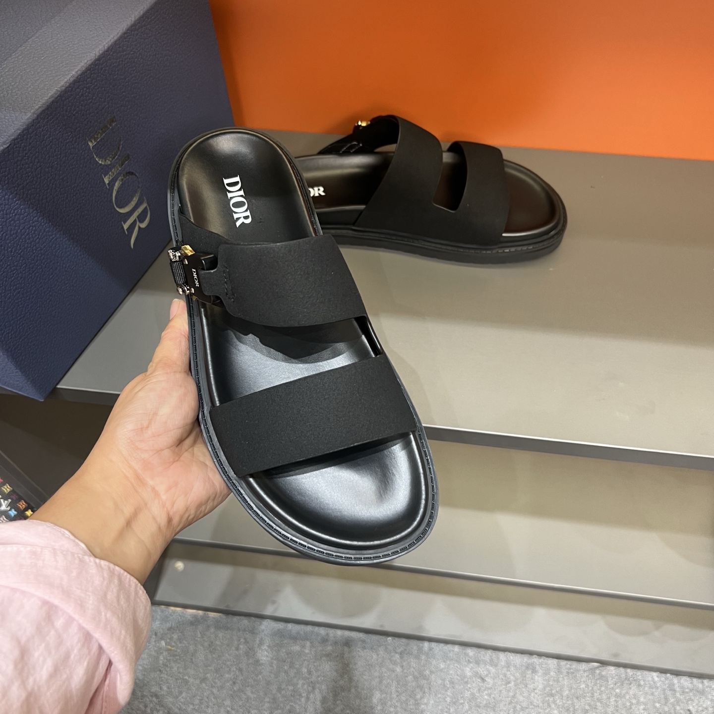 Dior Sandals Black M-l