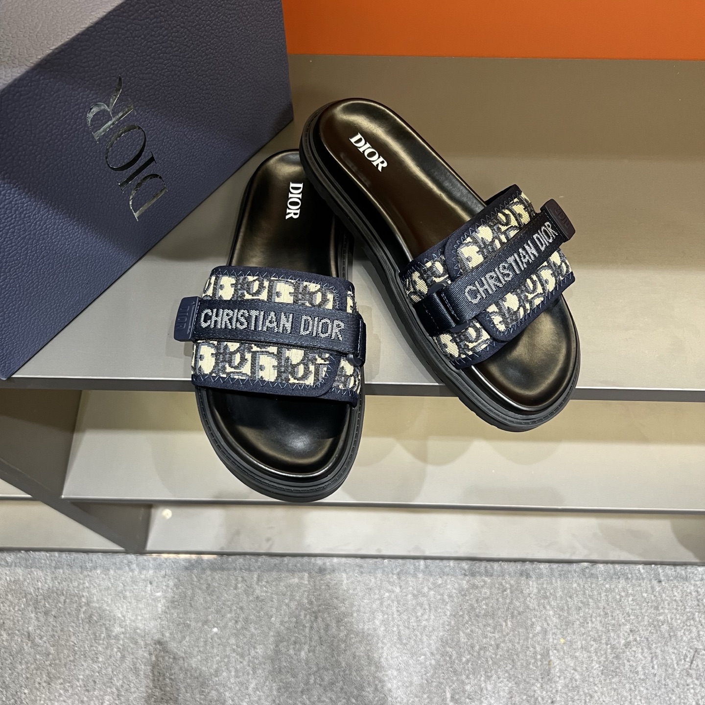 Dior Sandals Black M-l