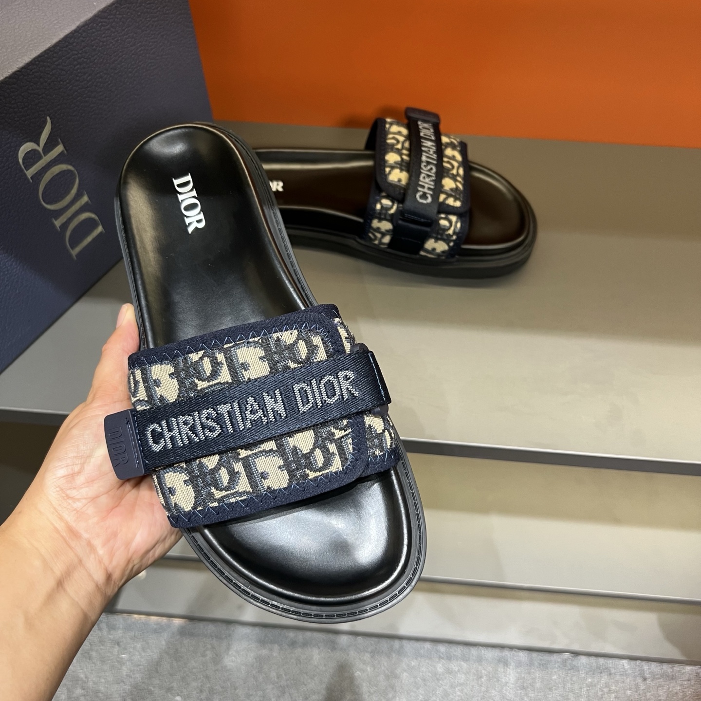 Dior Sandals Black M-l