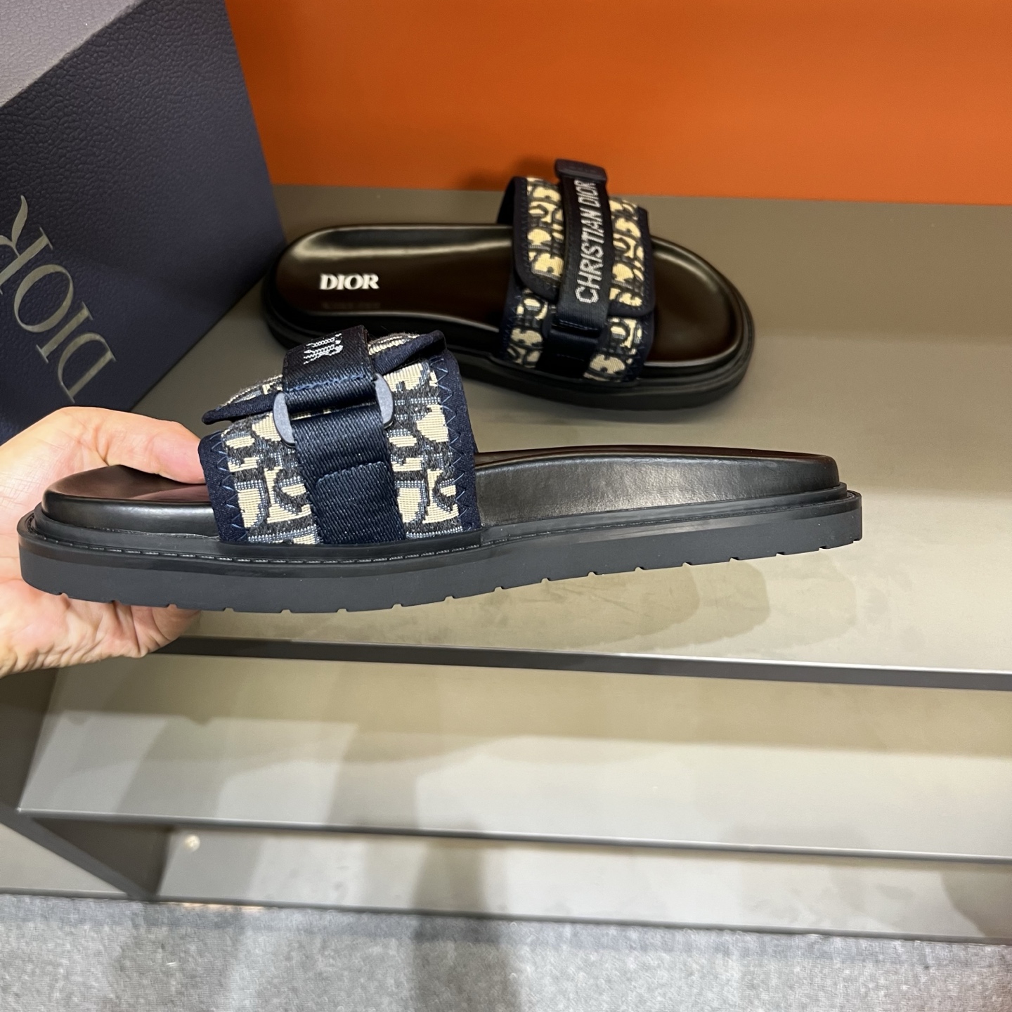 Dior Sandals Black M-l