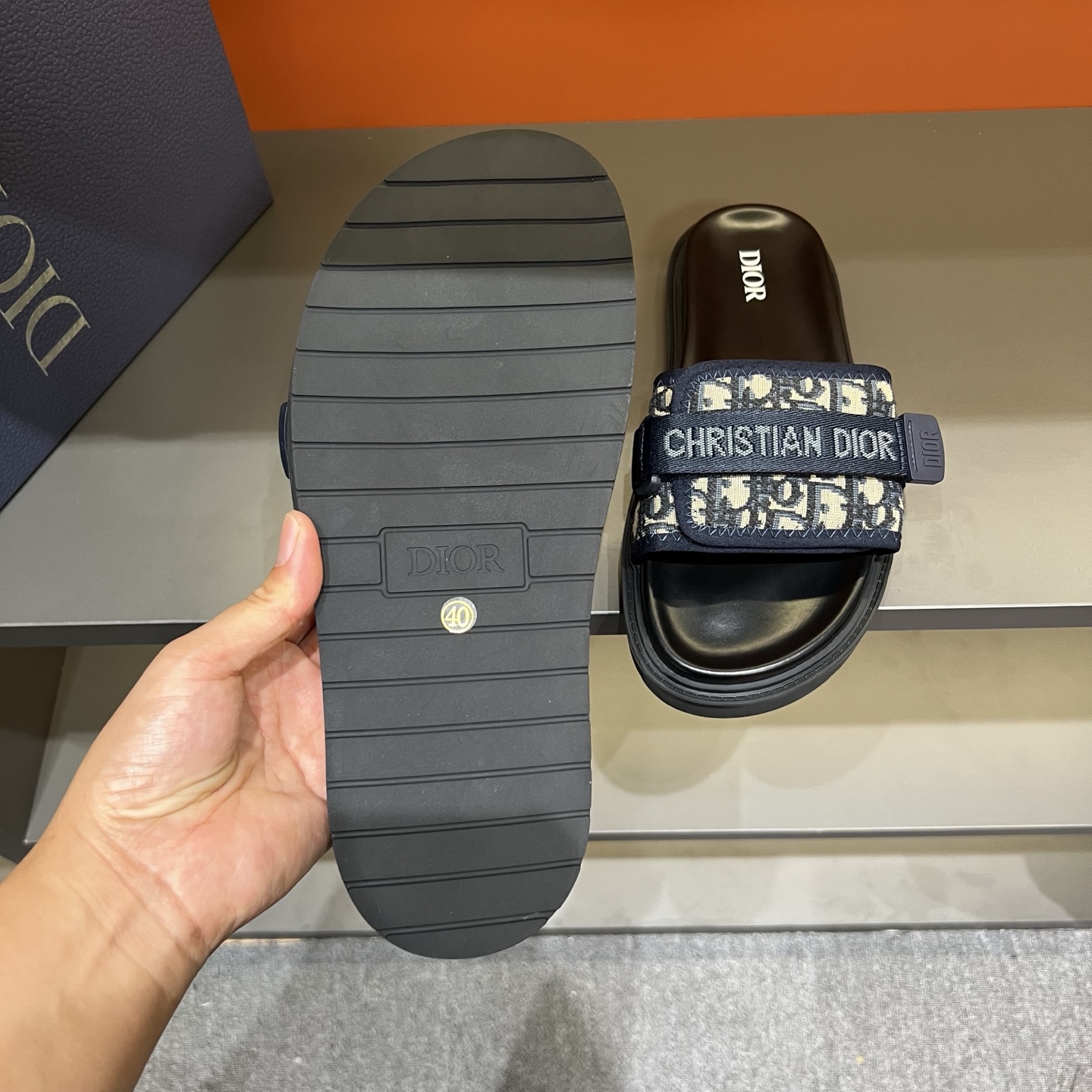 Dior Sandals Black M-l