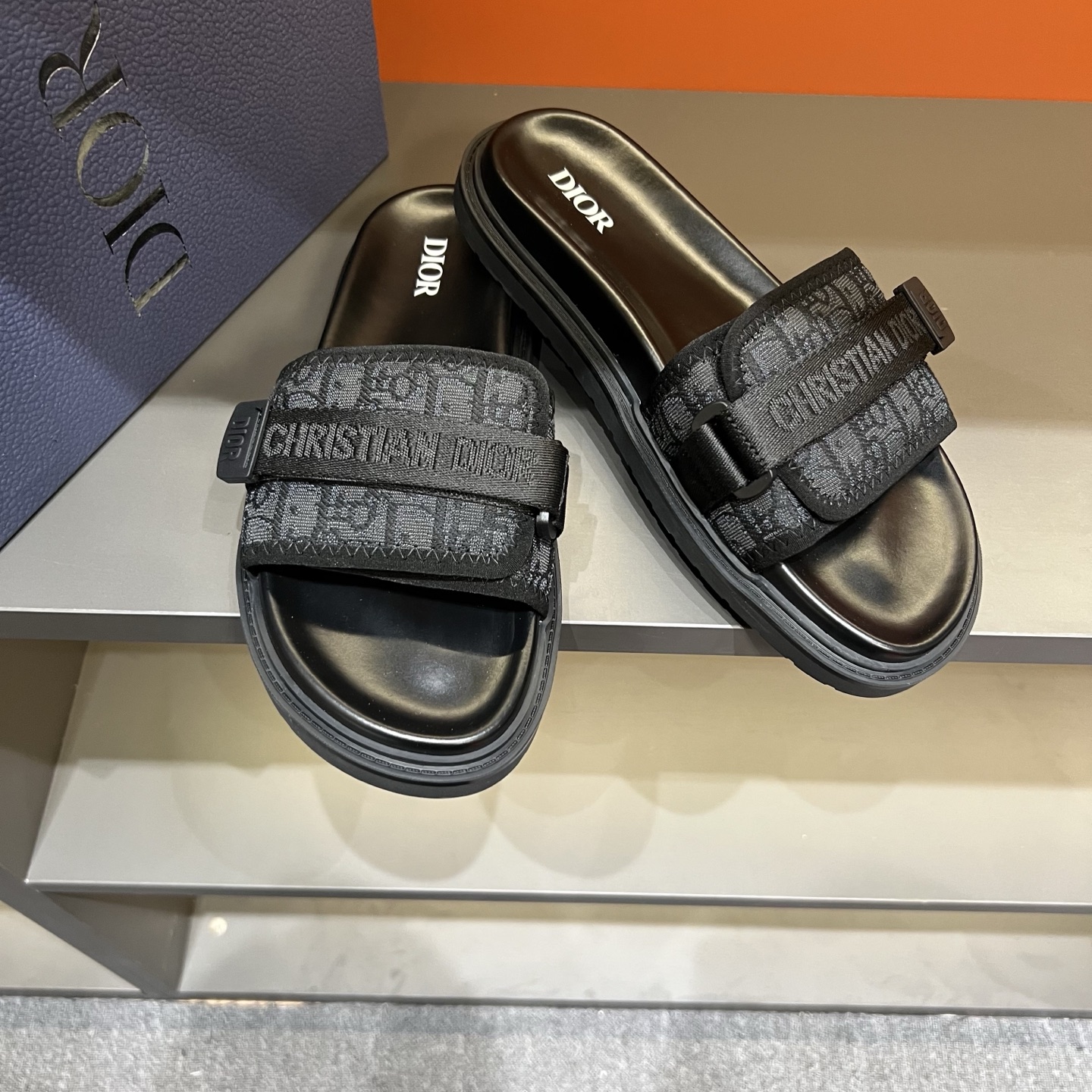Dior Sandals Black M-l