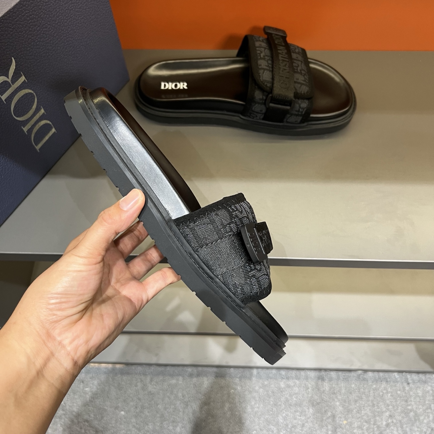 Dior Sandals Black M-l