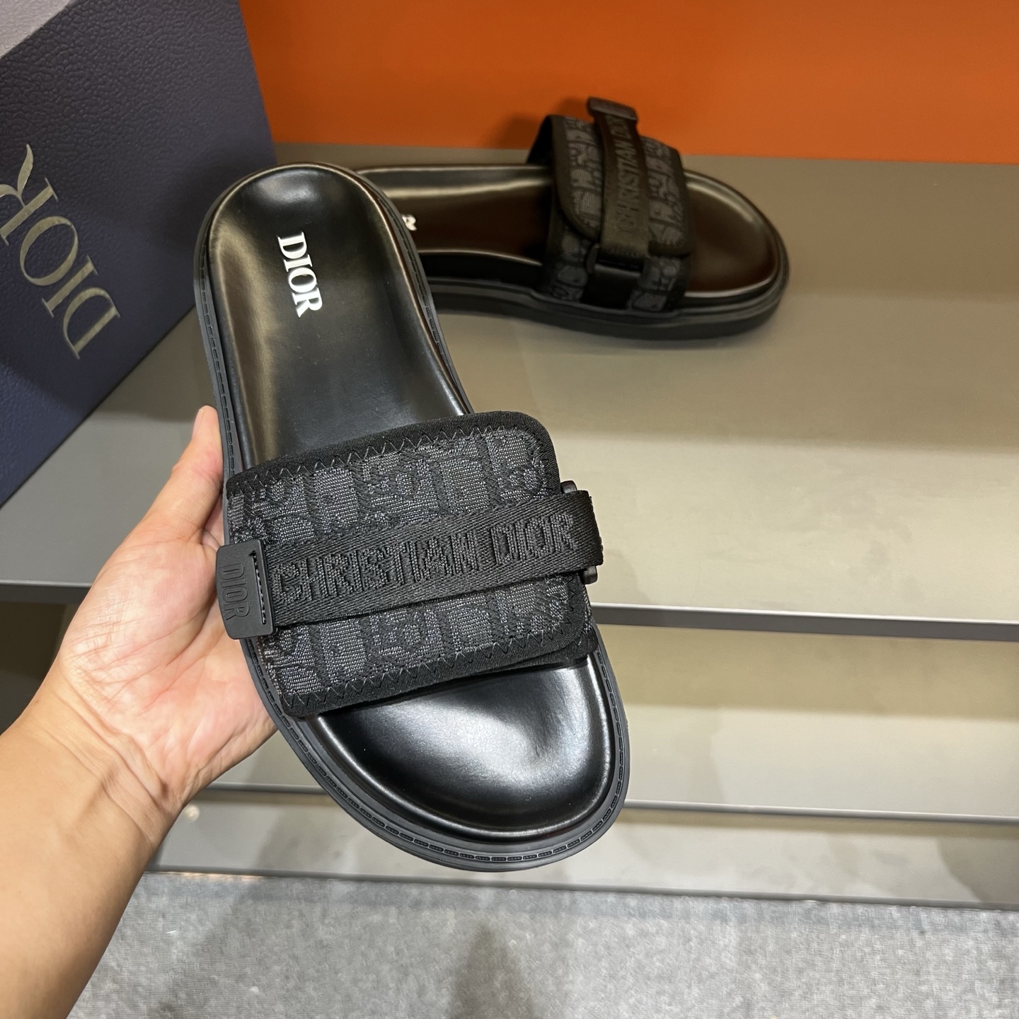 Dior Sandals Black M-l