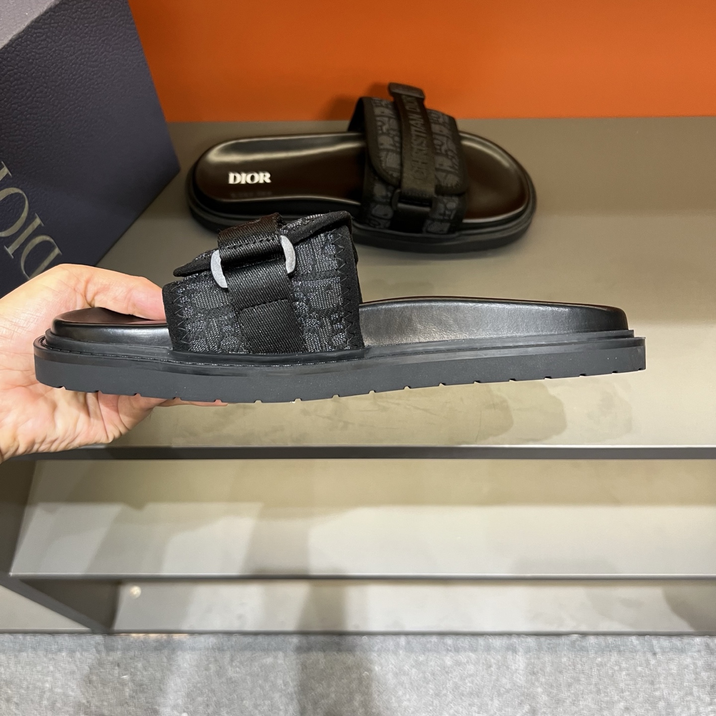 Dior Sandals Black M-l