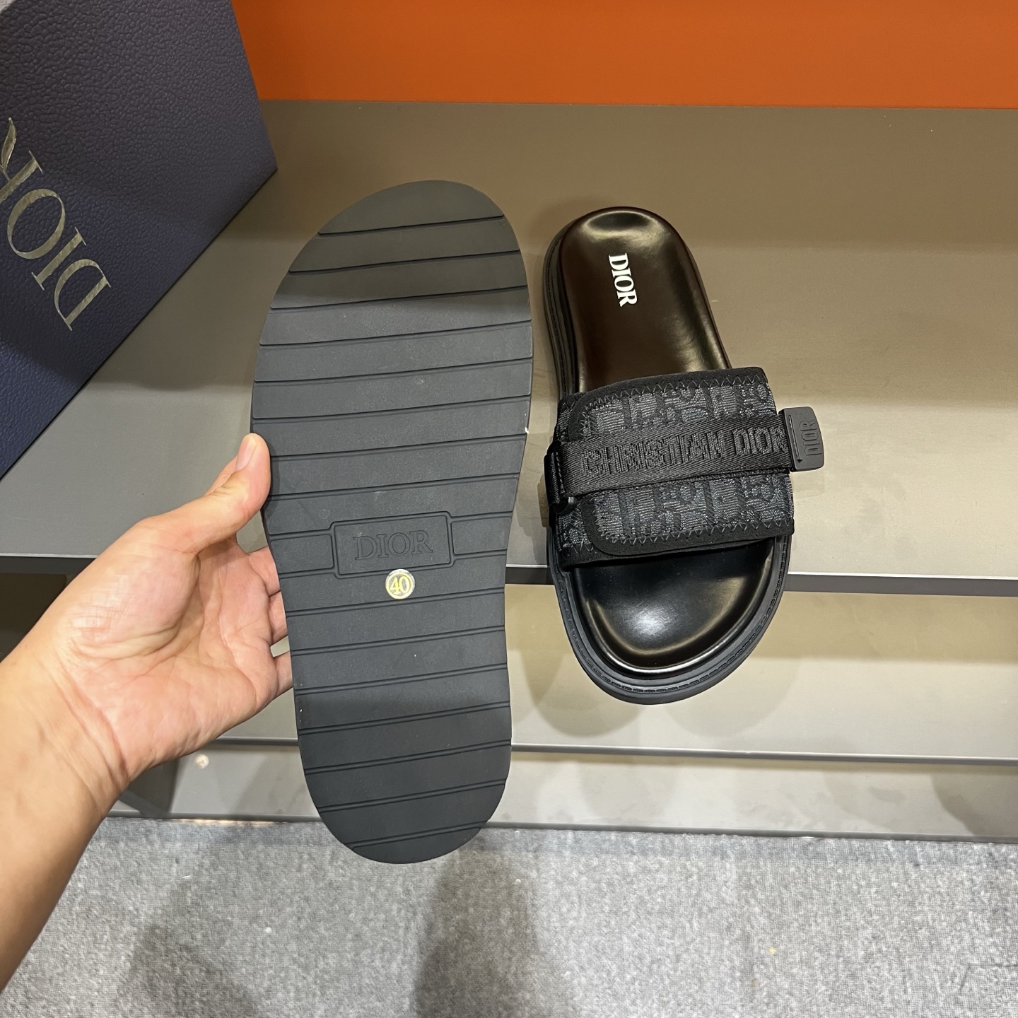 Dior Sandals Black M-l