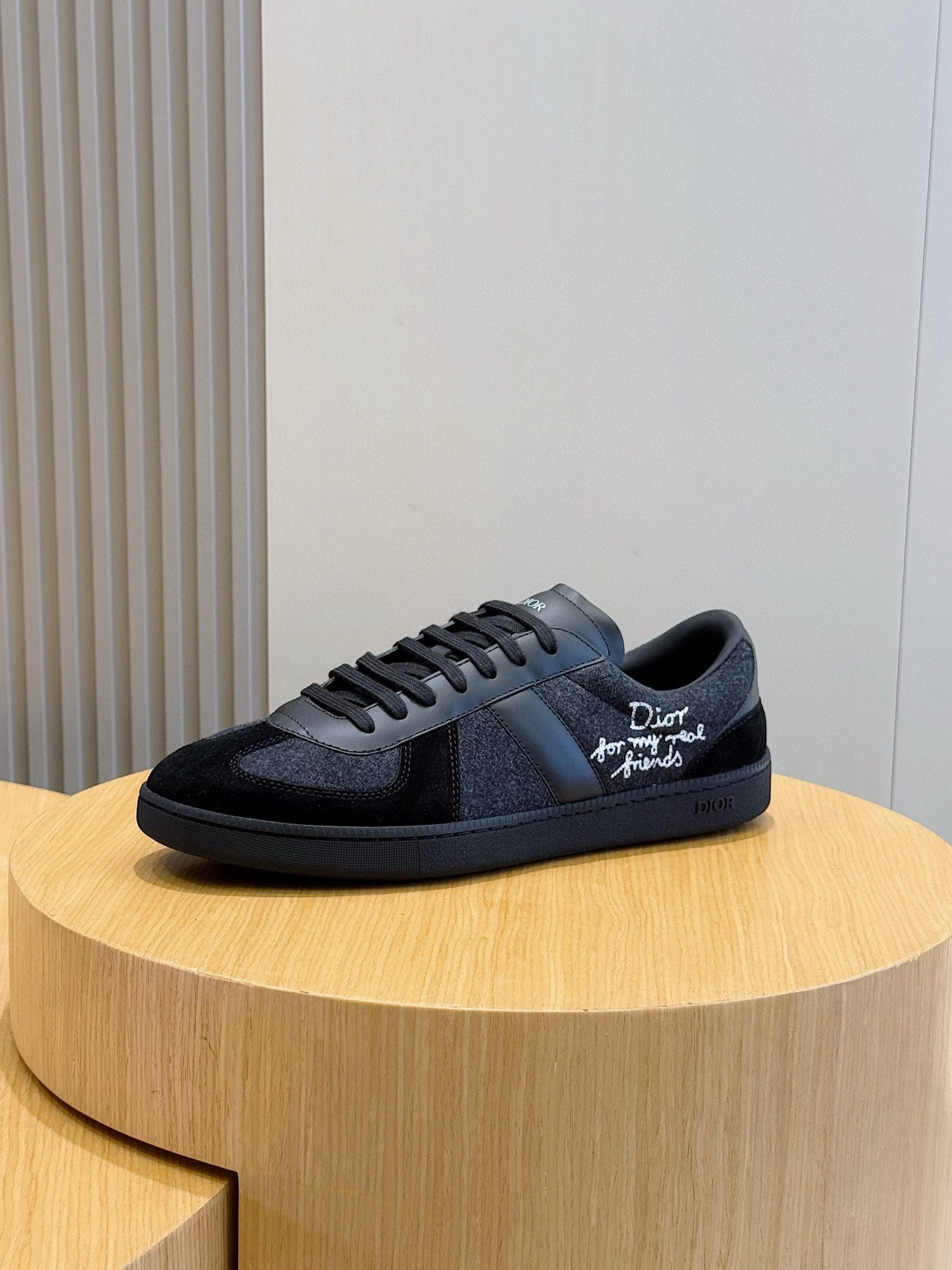 Dior Sneakers Black Breathable M-s