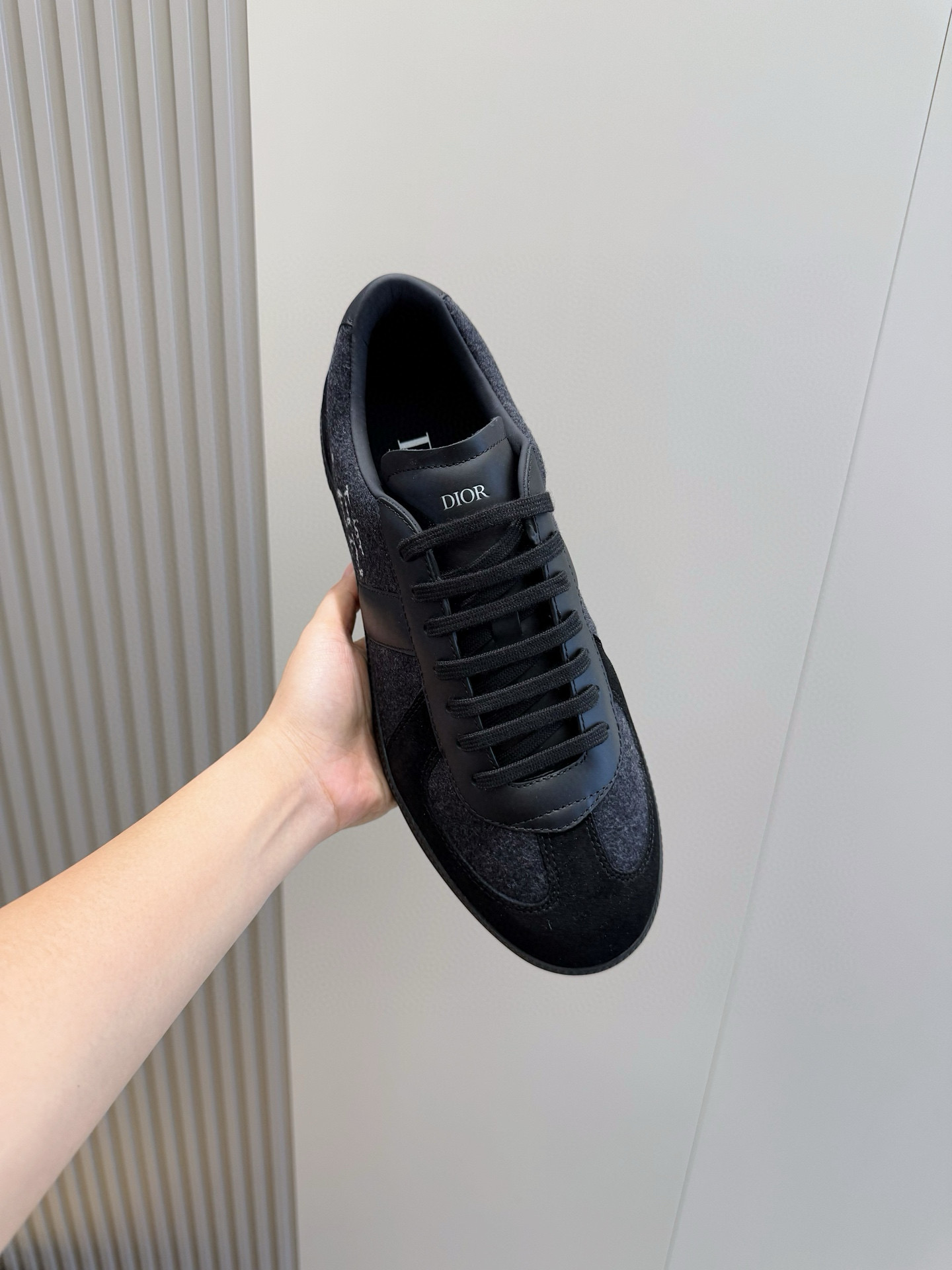Dior Sneakers Black Breathable M-s