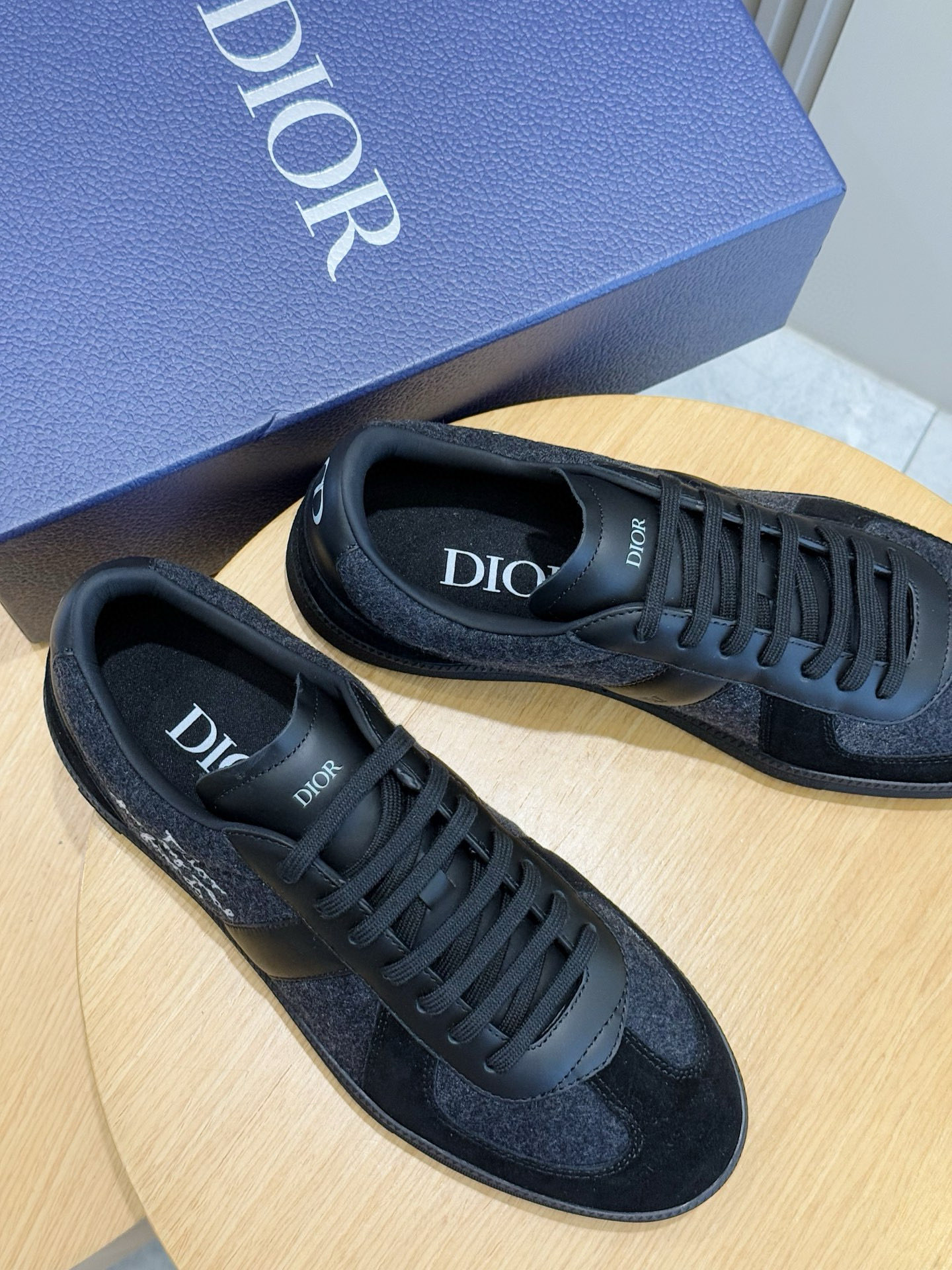 Dior Sneakers Black Breathable M-s