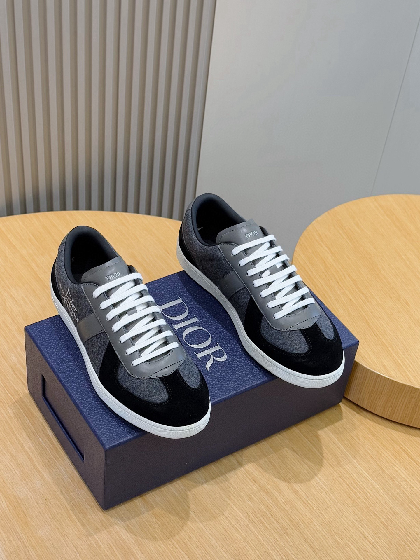 Dior Sneakers Black Breathable M-s