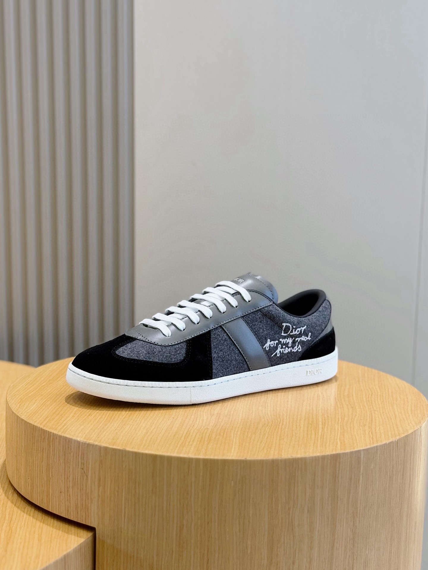 Dior Sneakers Black Breathable M-s