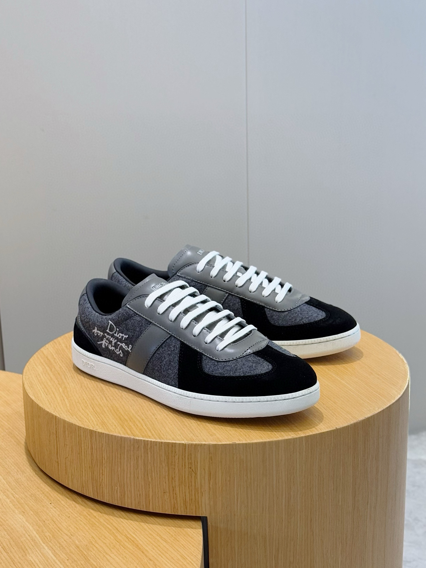 Dior Sneakers Black Breathable M-s
