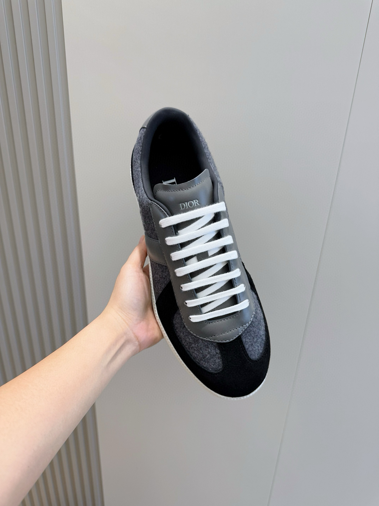 Dior Sneakers Black Breathable M-s