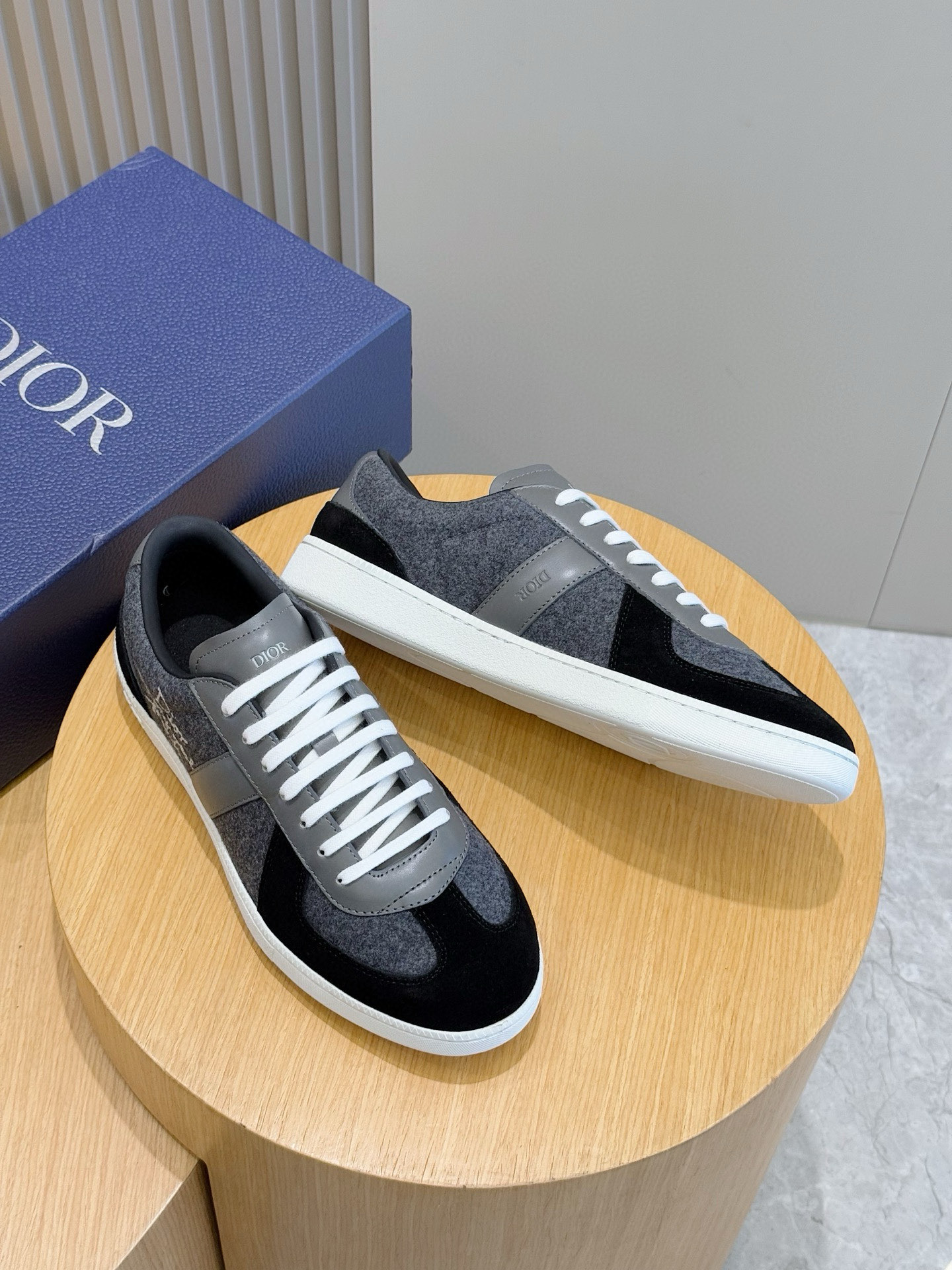 Dior Sneakers Black Breathable M-s