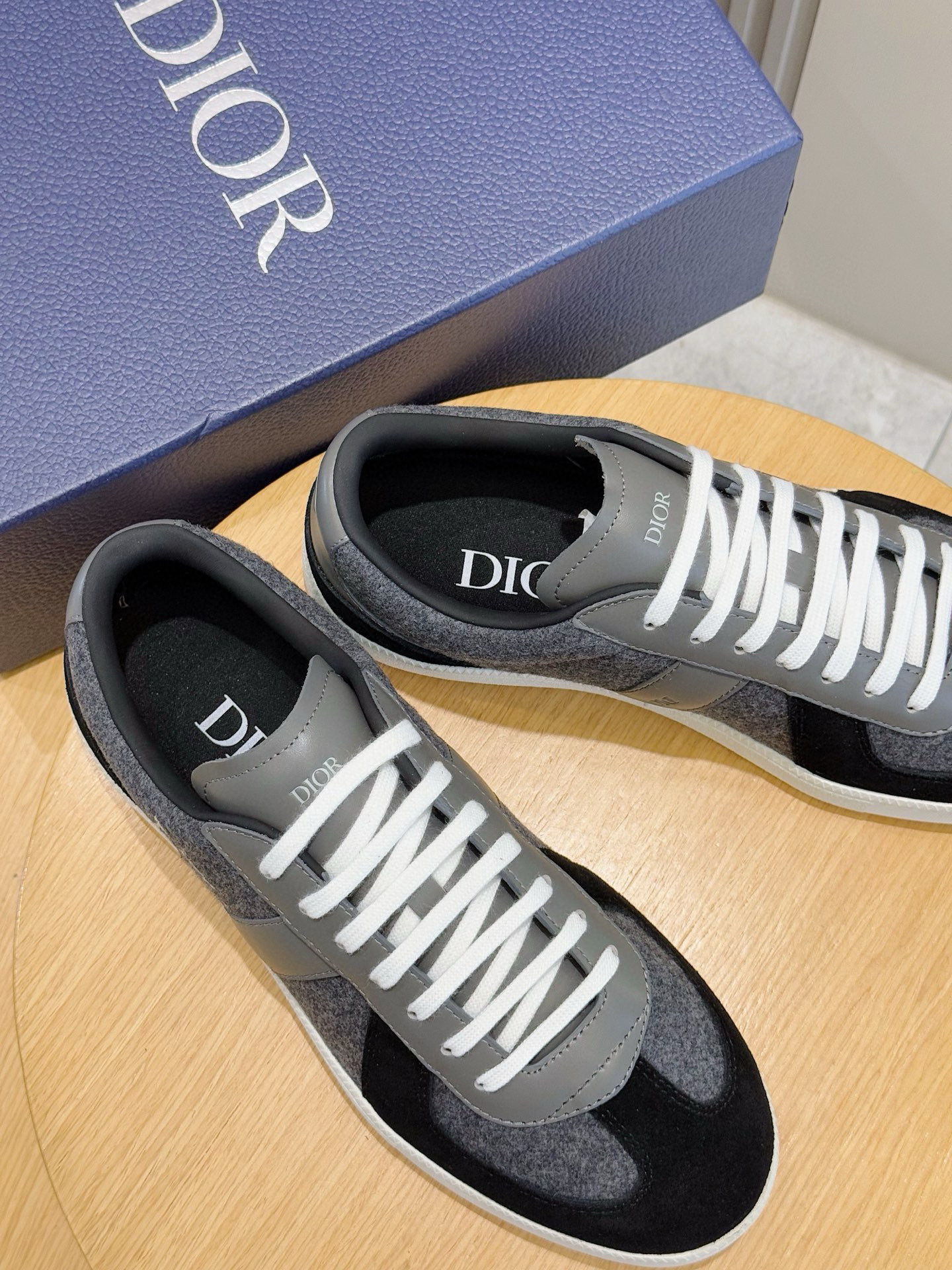 Dior Sneakers Black Breathable M-s