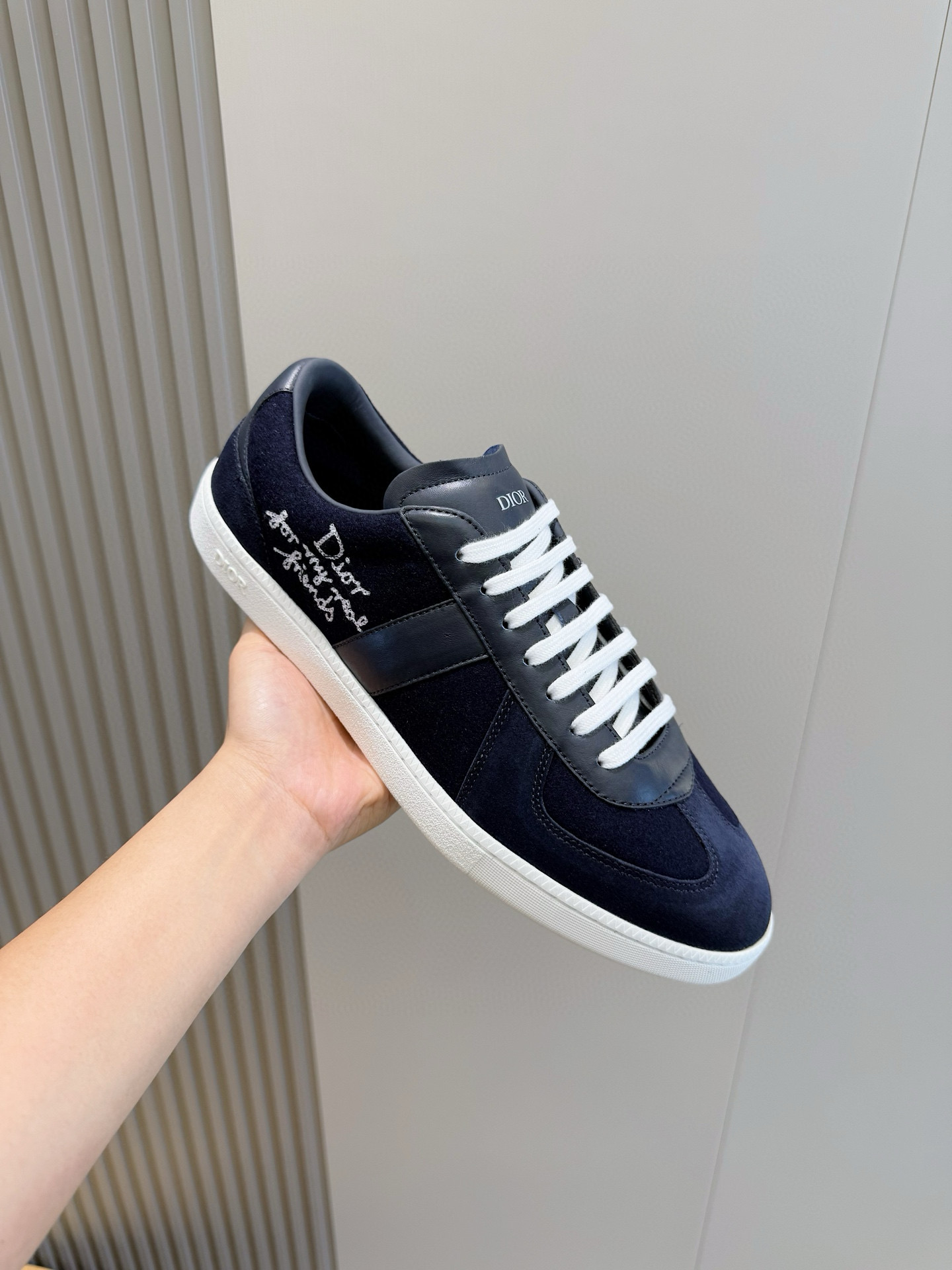 Dior Sneakers Black Breathable M-s