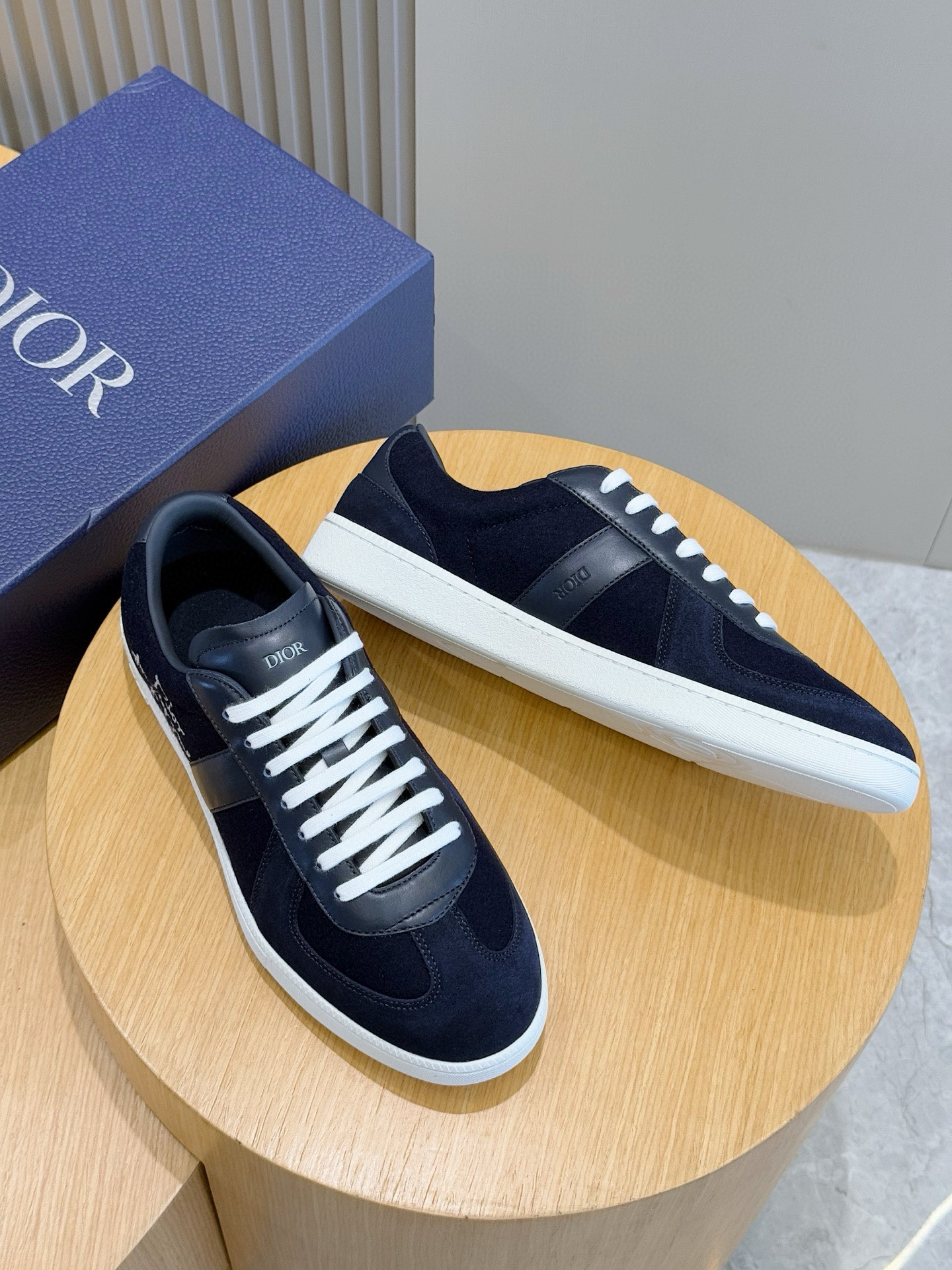 Dior Sneakers Black Breathable M-s