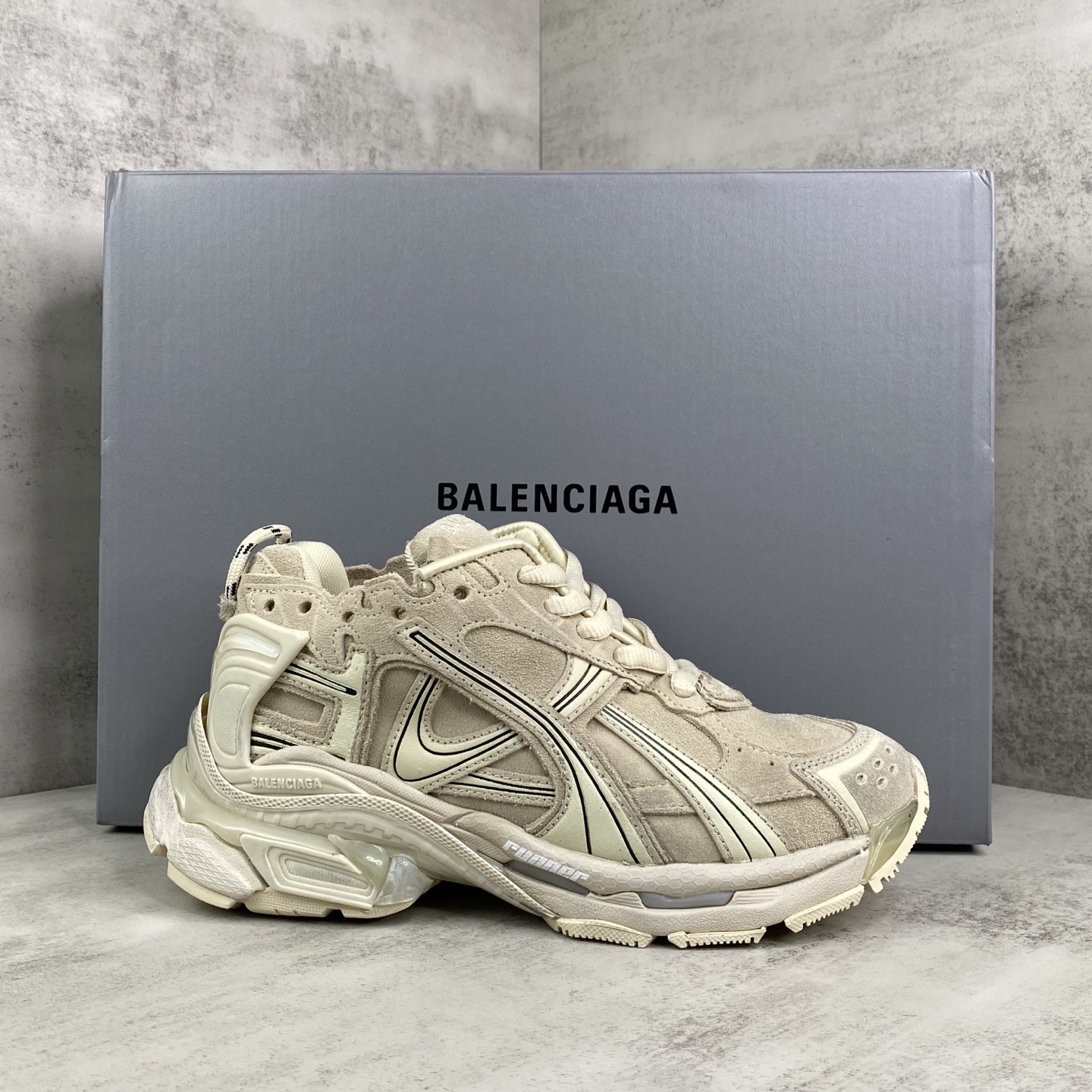 Balenciaga Sneakers Mesh White S