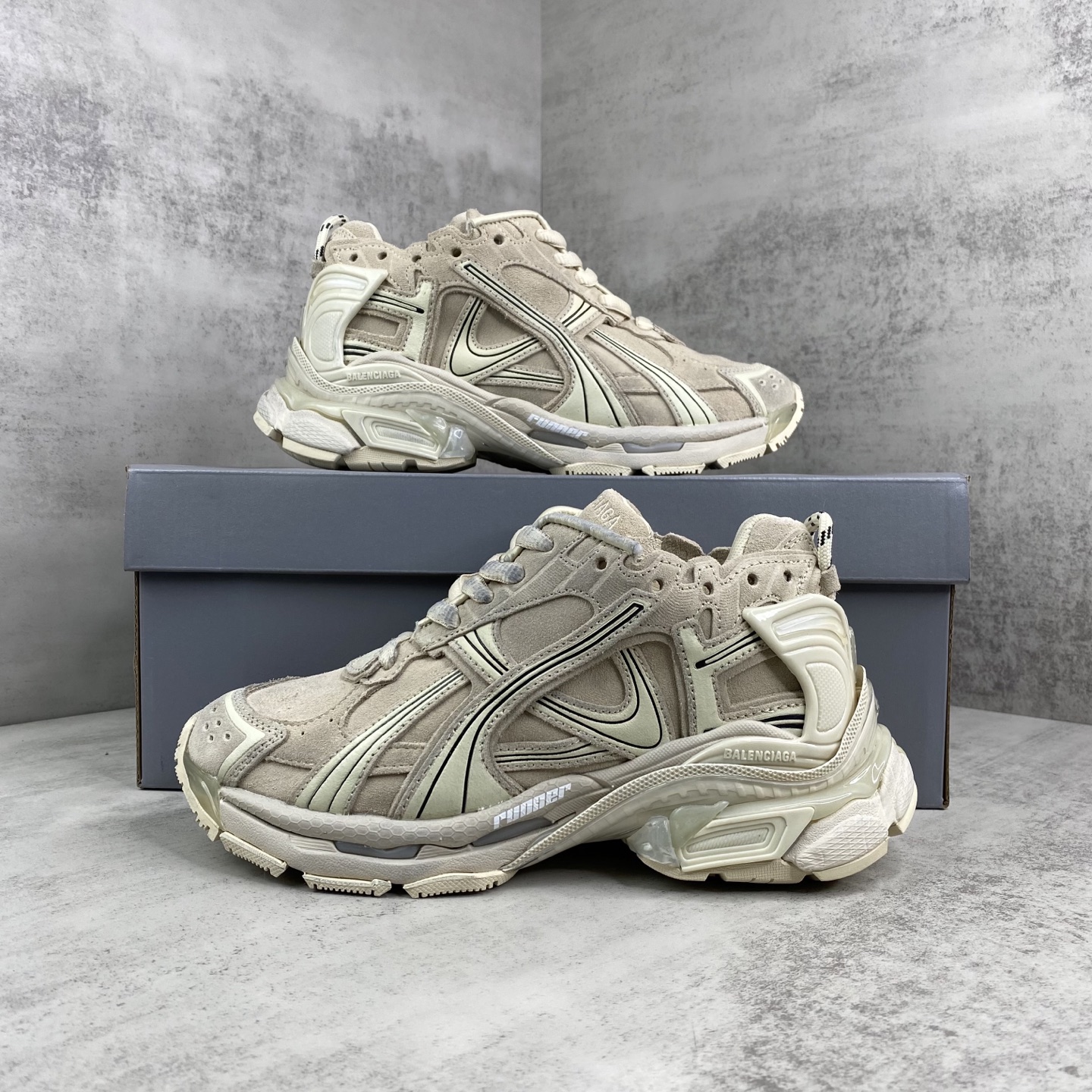Balenciaga Sneakers Mesh White S