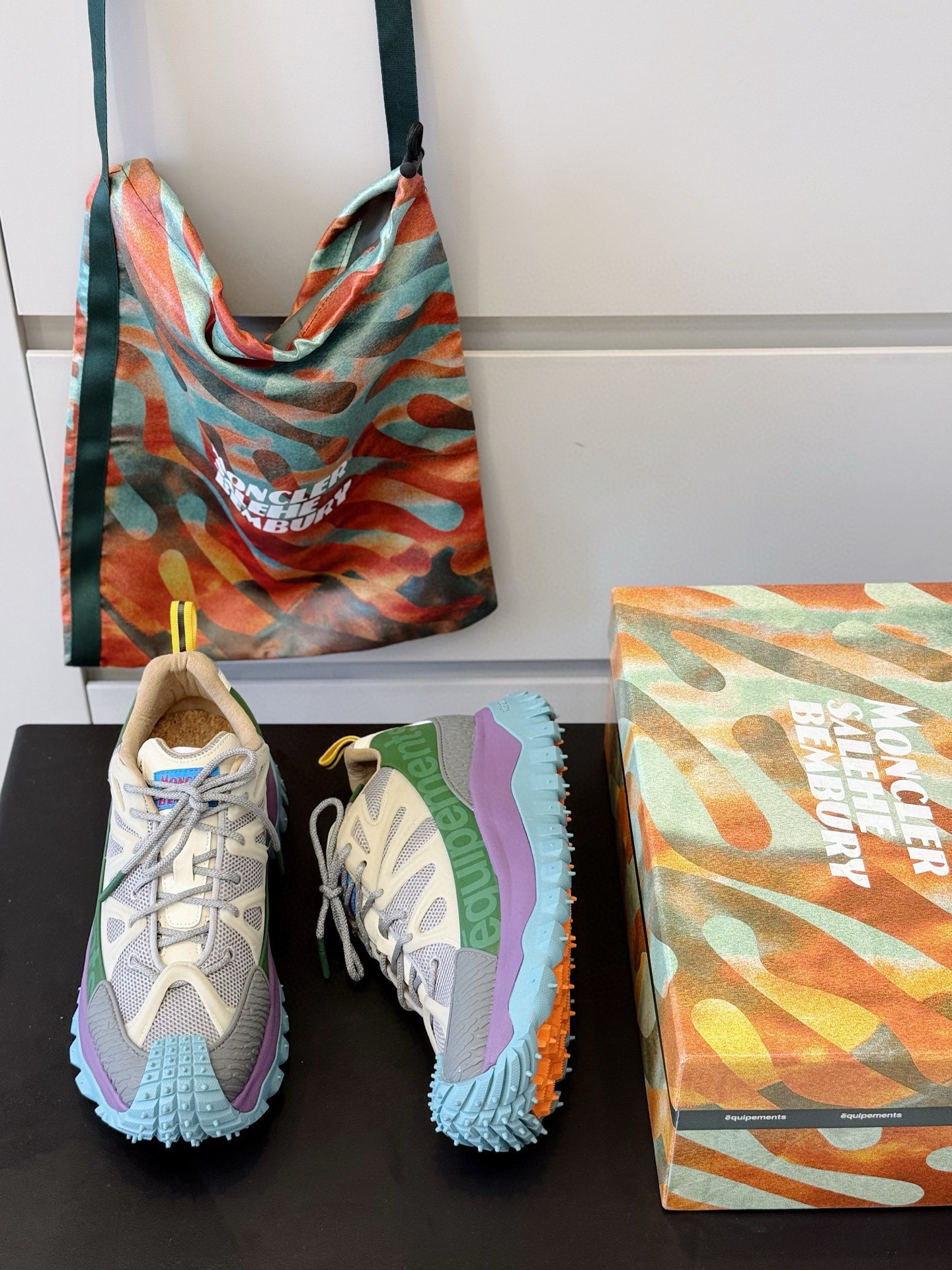 Moncler Male Sneakers Mesh M-l-s