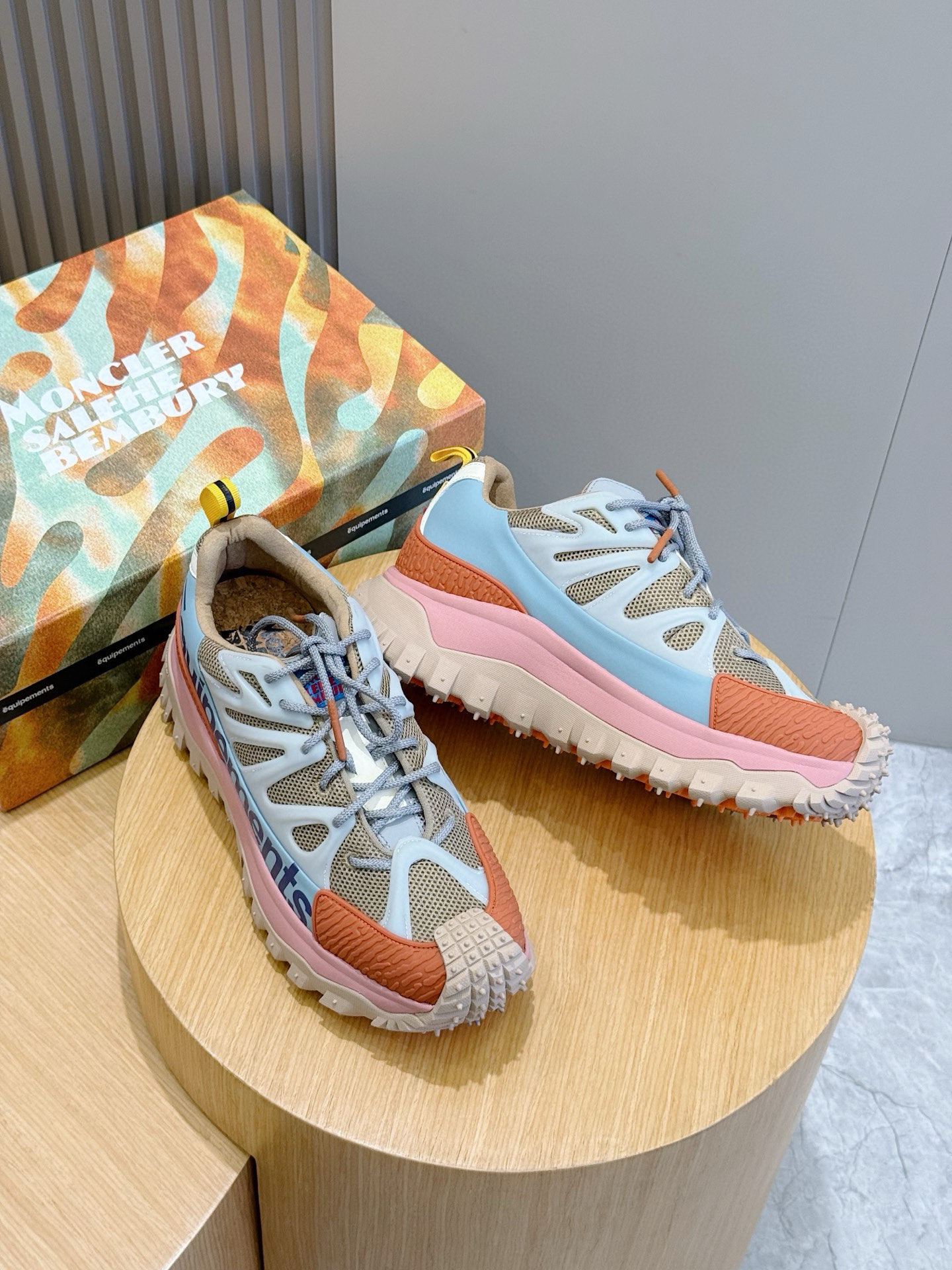 Moncler Male Sneakers Mesh M-l-s